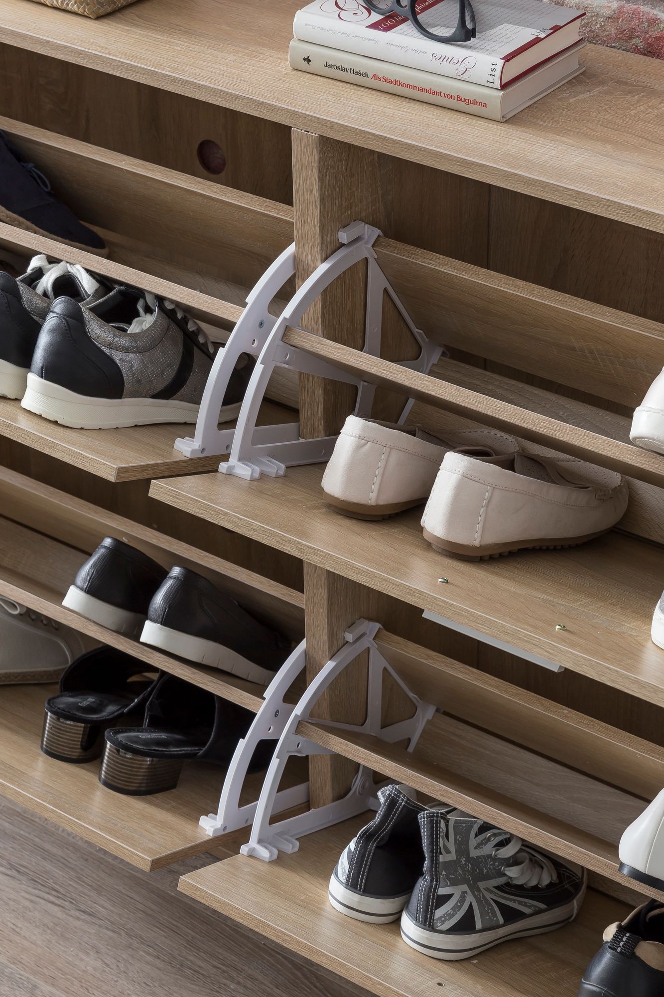 Schuhschrank Volda Sonoma 120 × 24 × 81 cm