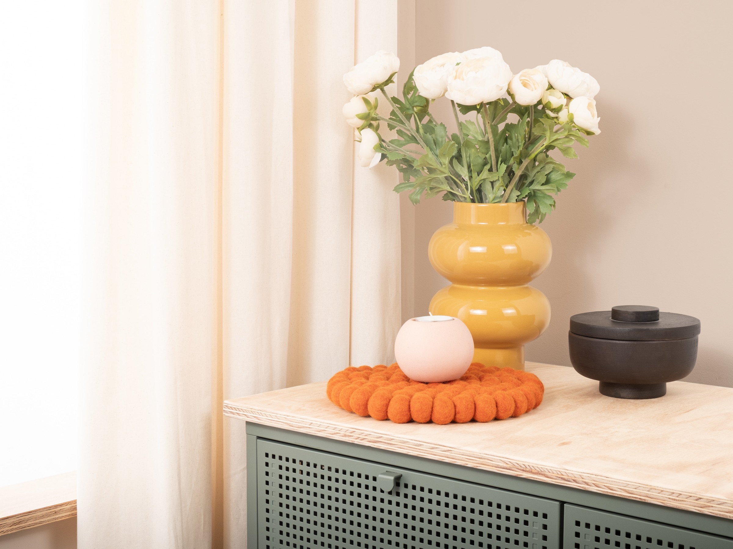 myfelt Afra Topfuntersetzer Orange Ø 20 cm