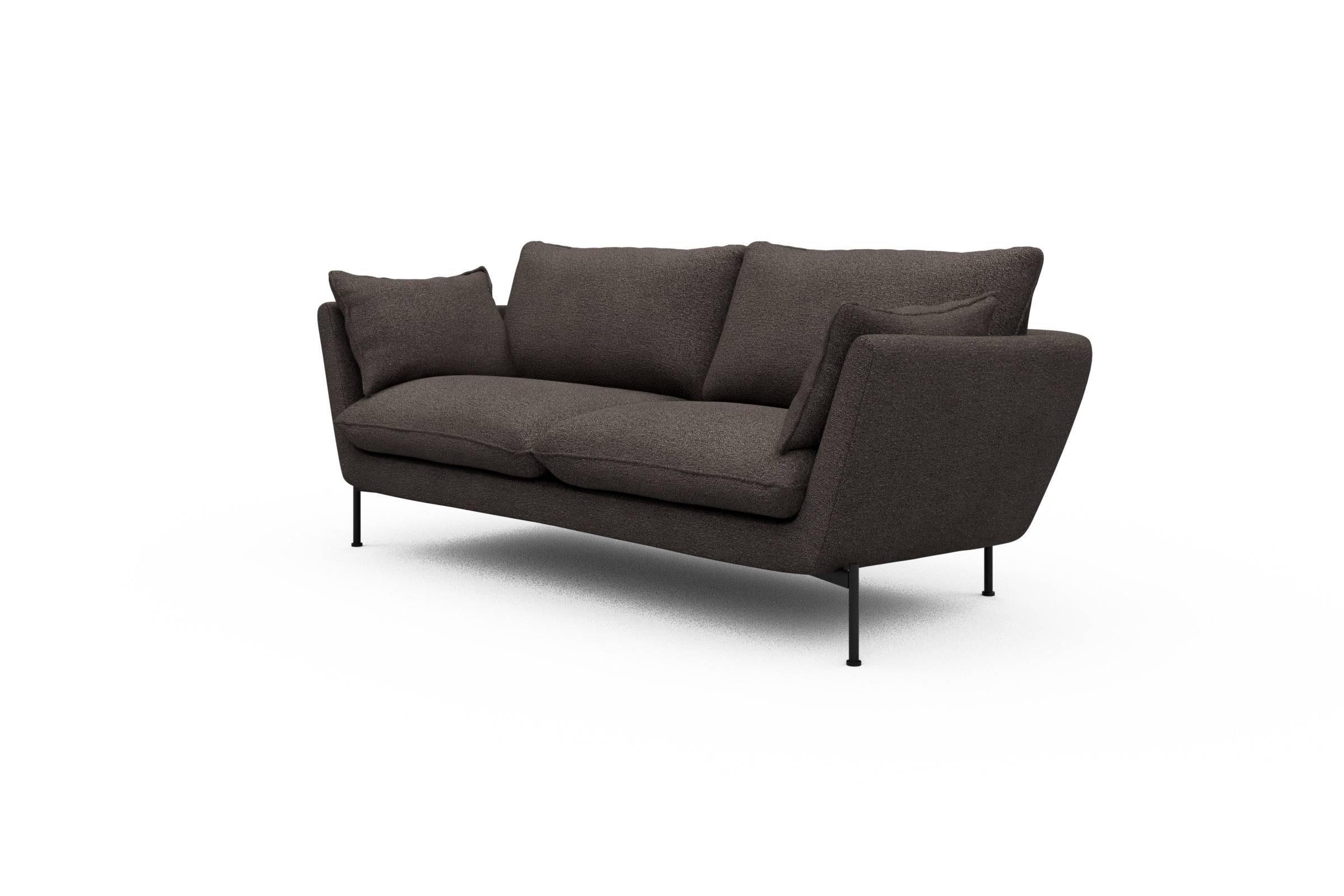 Sofa Anton 2-Sitzer Boucle-Taupe