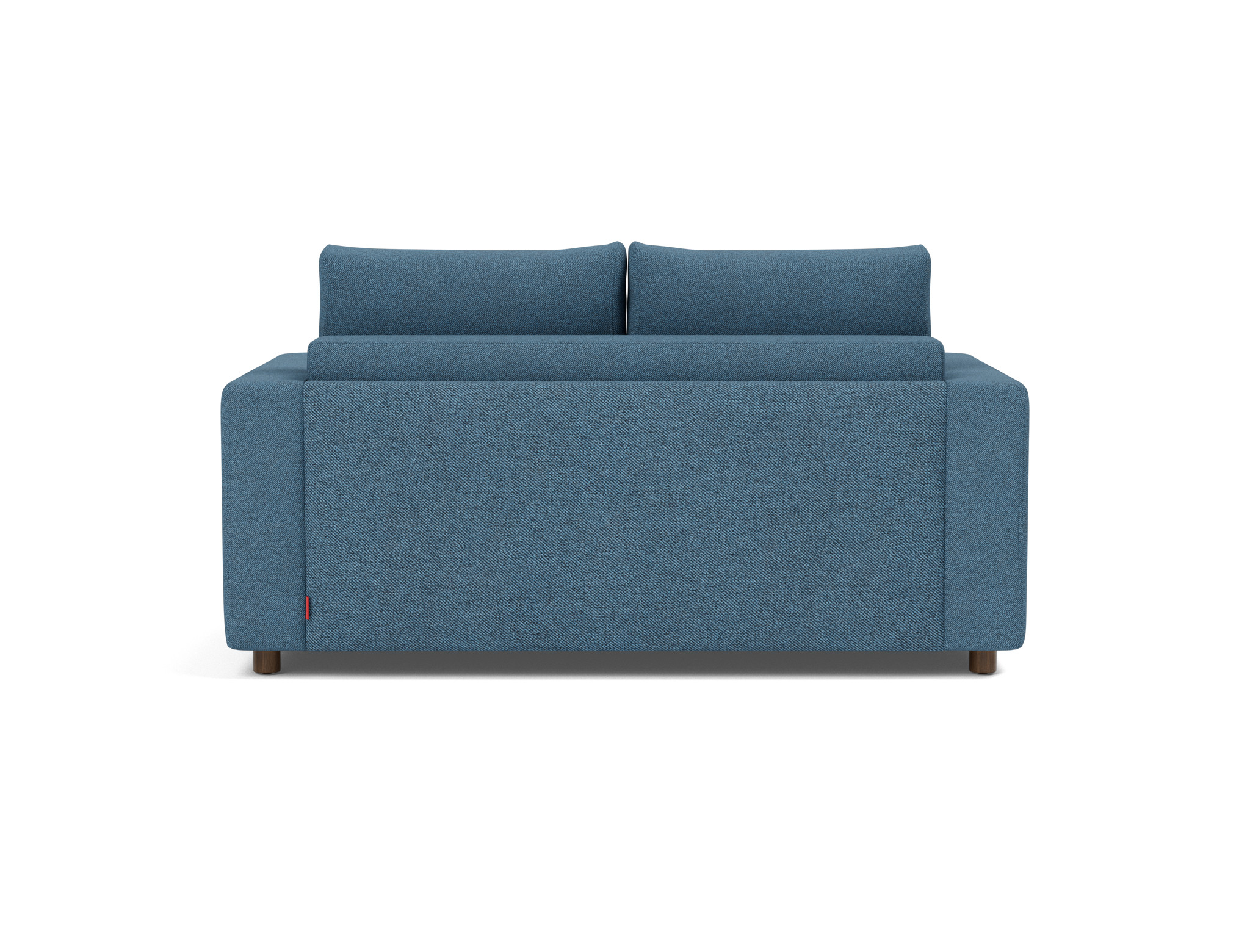 Schlafsofa Neah mit Standard-Armlehnen 140 Strukturierter Stoff Weda 302-Weda-Blue
