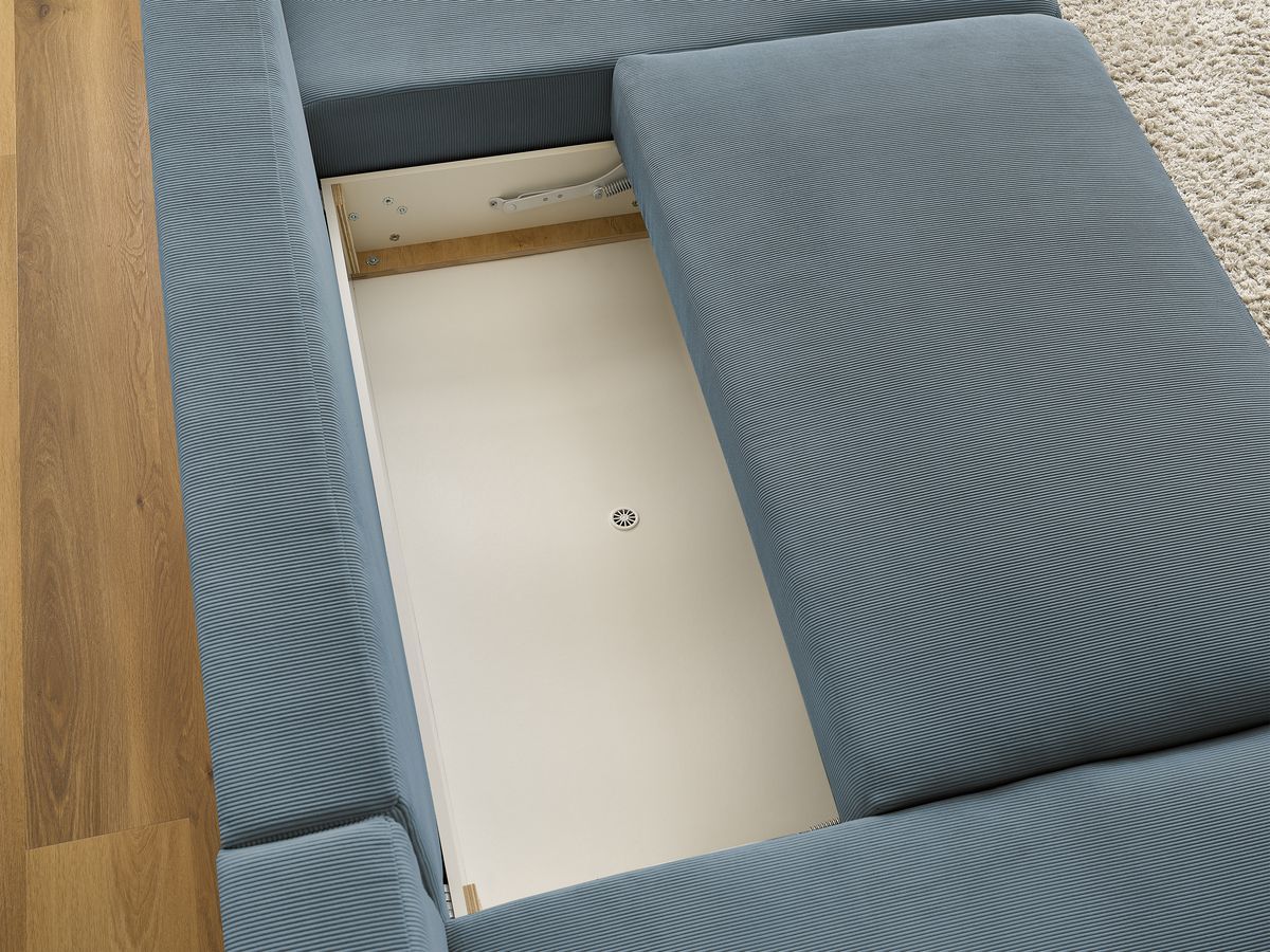 Bobochic Sidonie Wohnlandschaft Cordsamt Dunkelblau