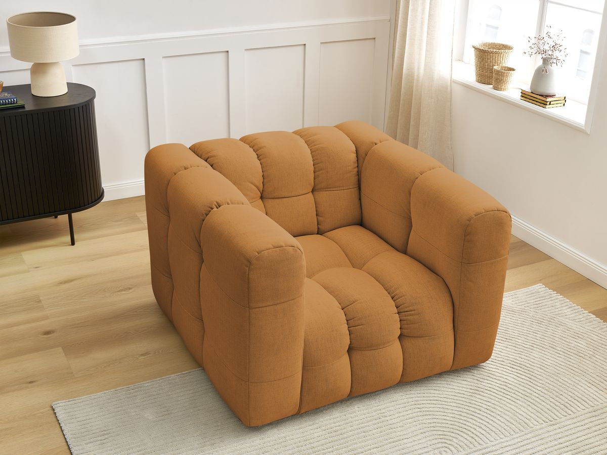 Bobochic Ulysse Sessel Stoff Gelb