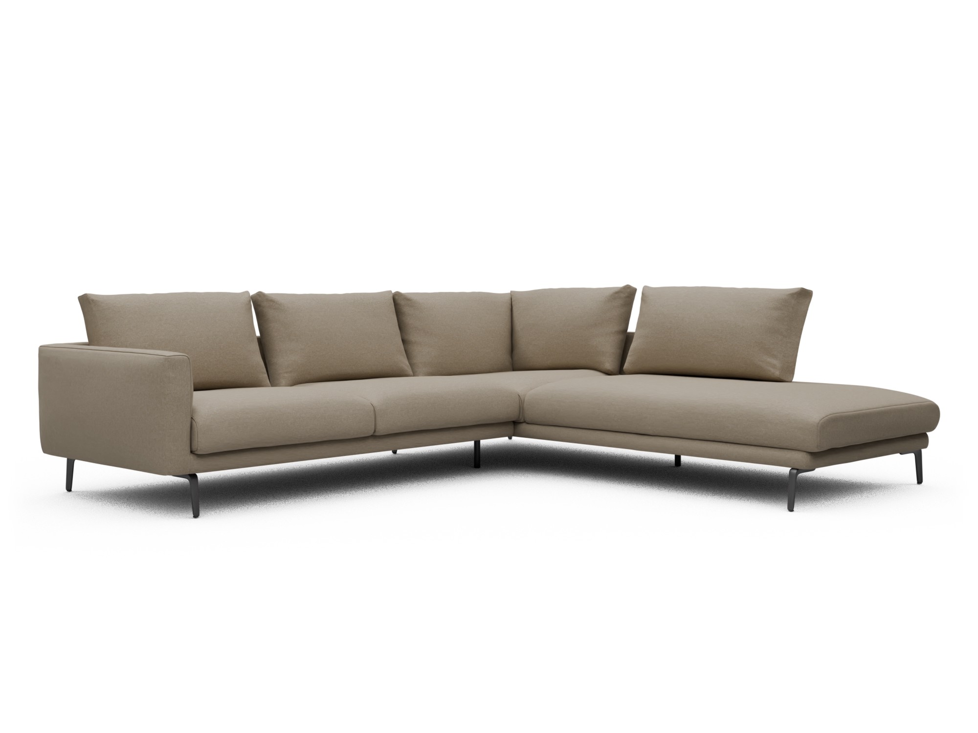 Skandi Home Ecksofa Karl Relax-Ecke rechts mit 2,5-Sitzer Satya-Natural moebelfaktor