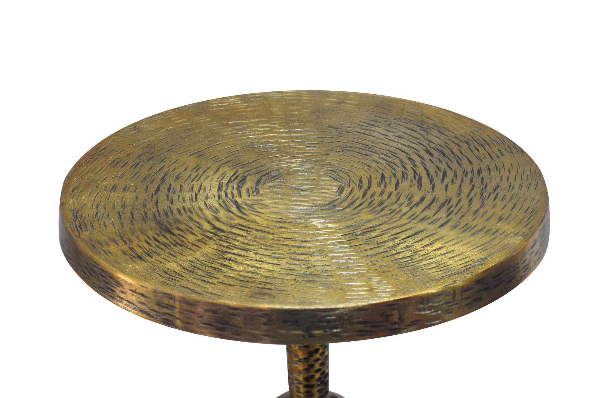 Beistelltisch Kvitsoy Aluminium Gold Ø 30 cm
