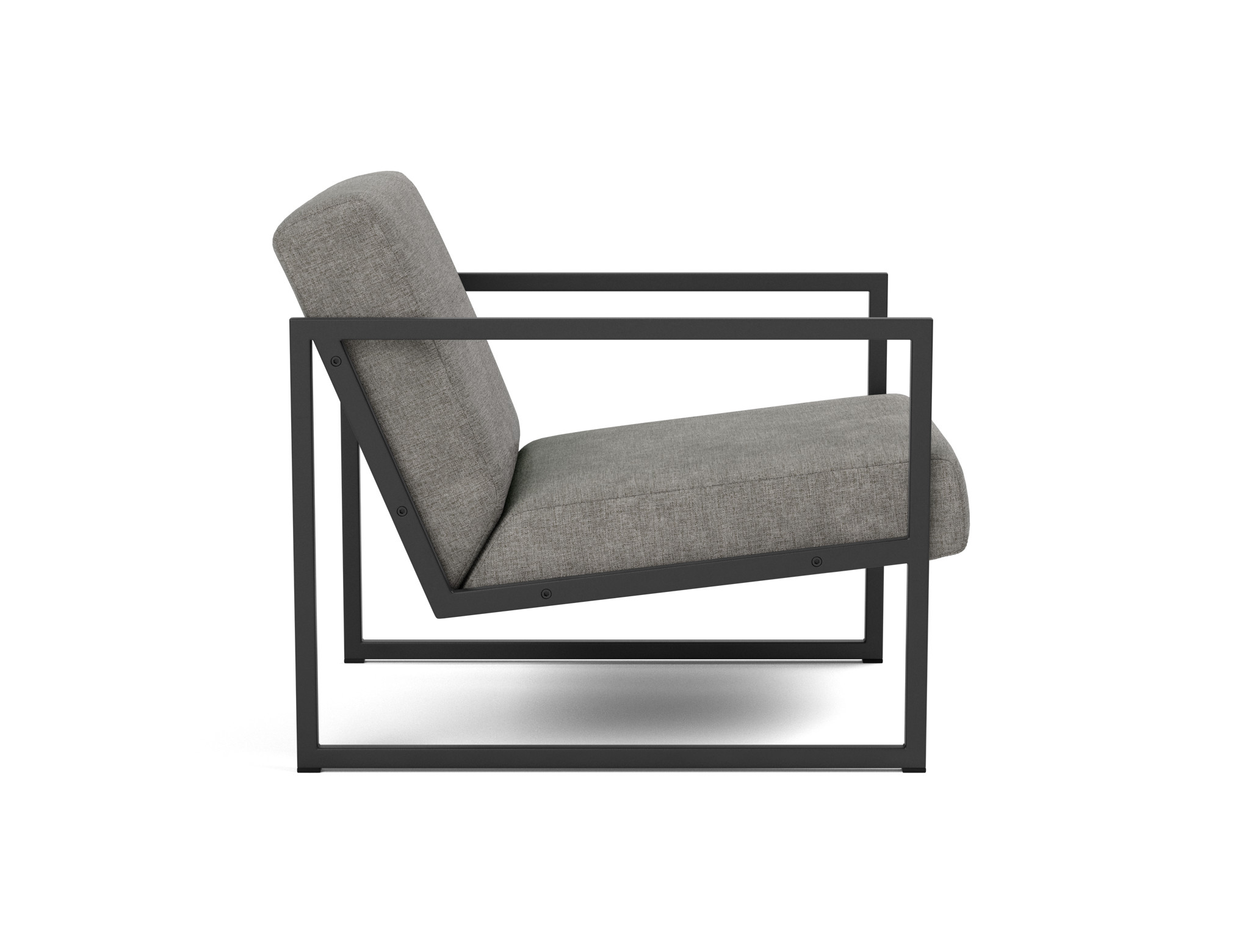 Sessel Vikko mit Armlehnen Flachgewebe Avella 282-Warm-Grey