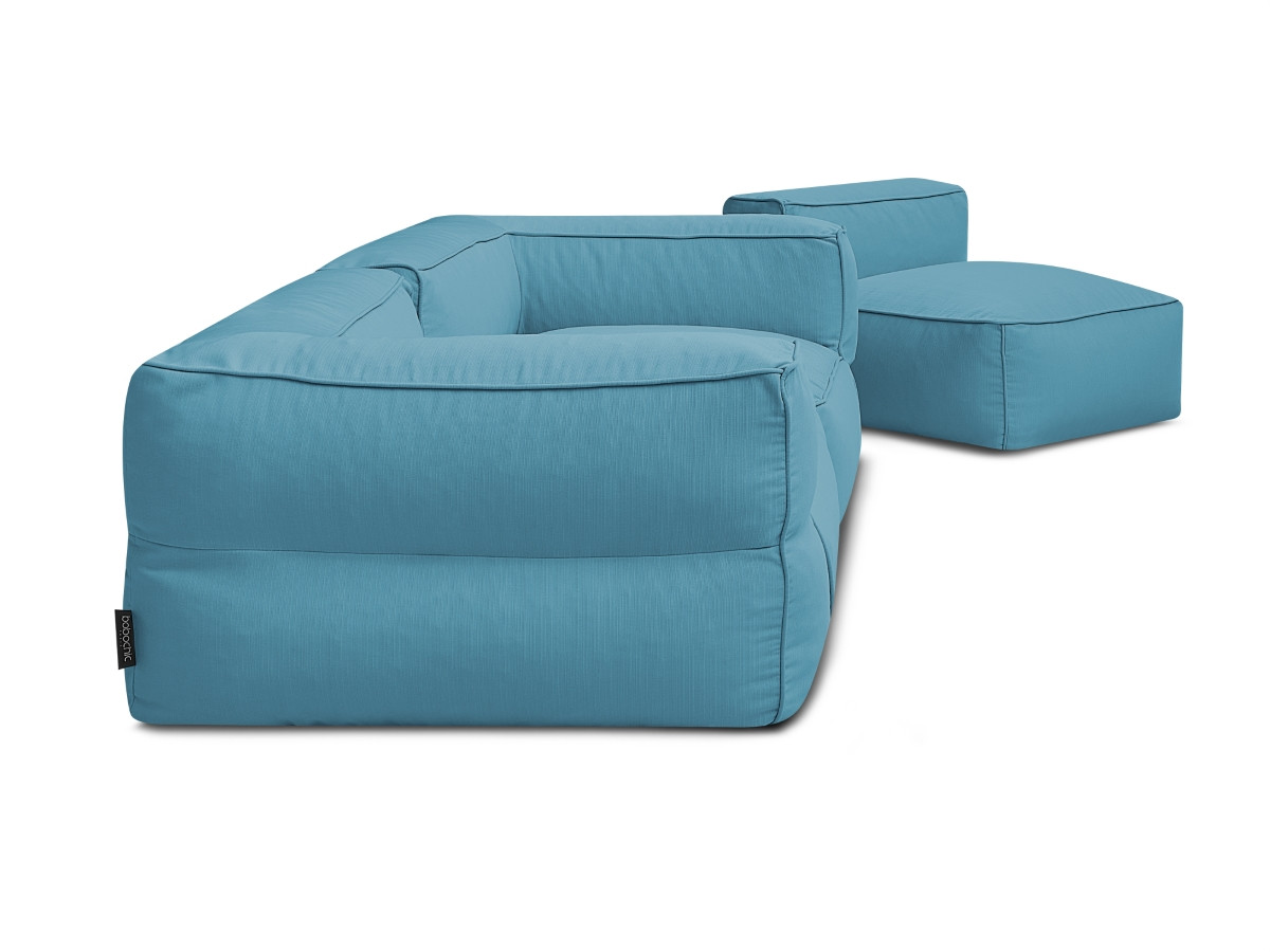 Bobochic Giulia Gartensofa 3-Sitzer Stoff Hellblau