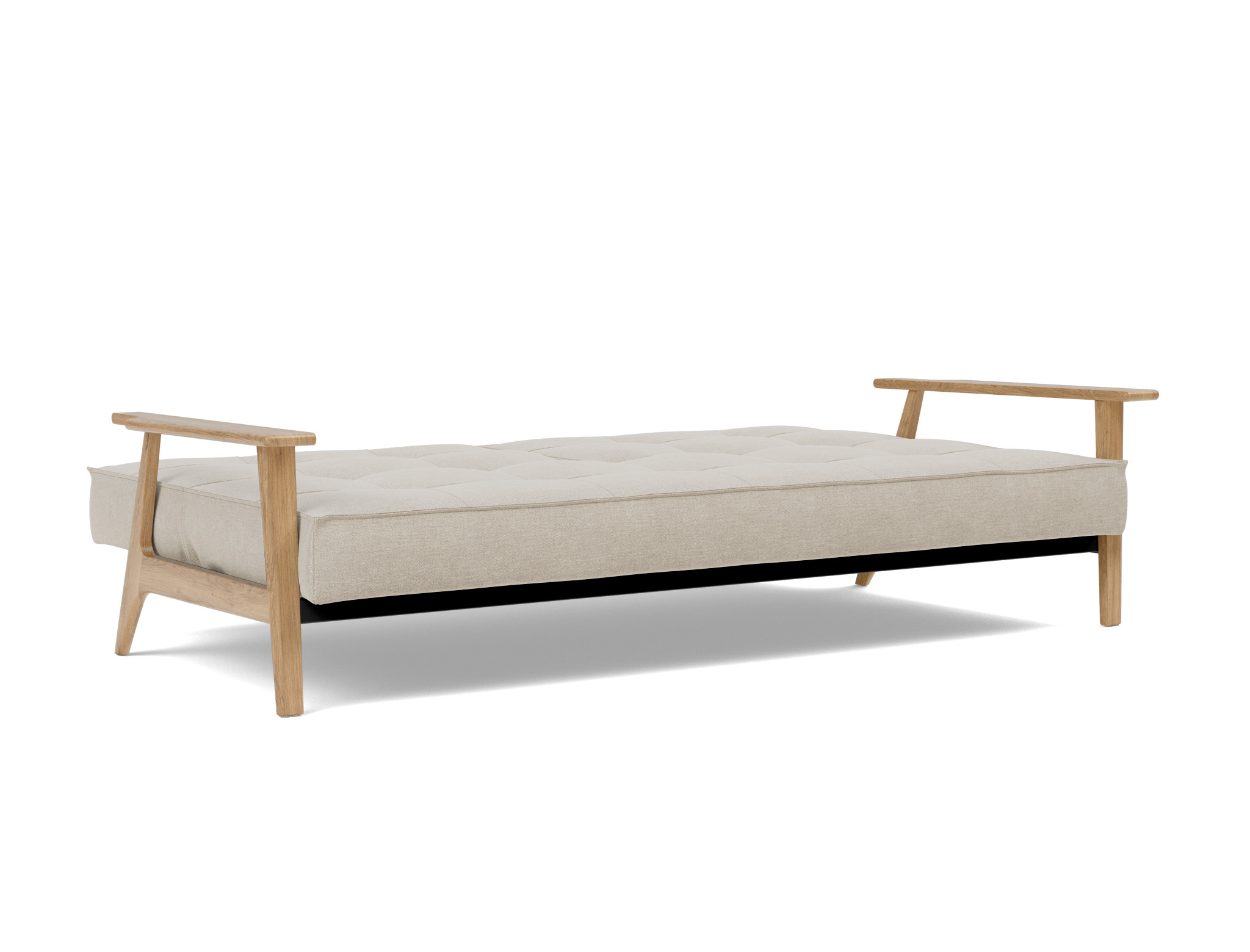 Schlafsofa Splitback Frej Flachgewebe Phobos 586-Latte