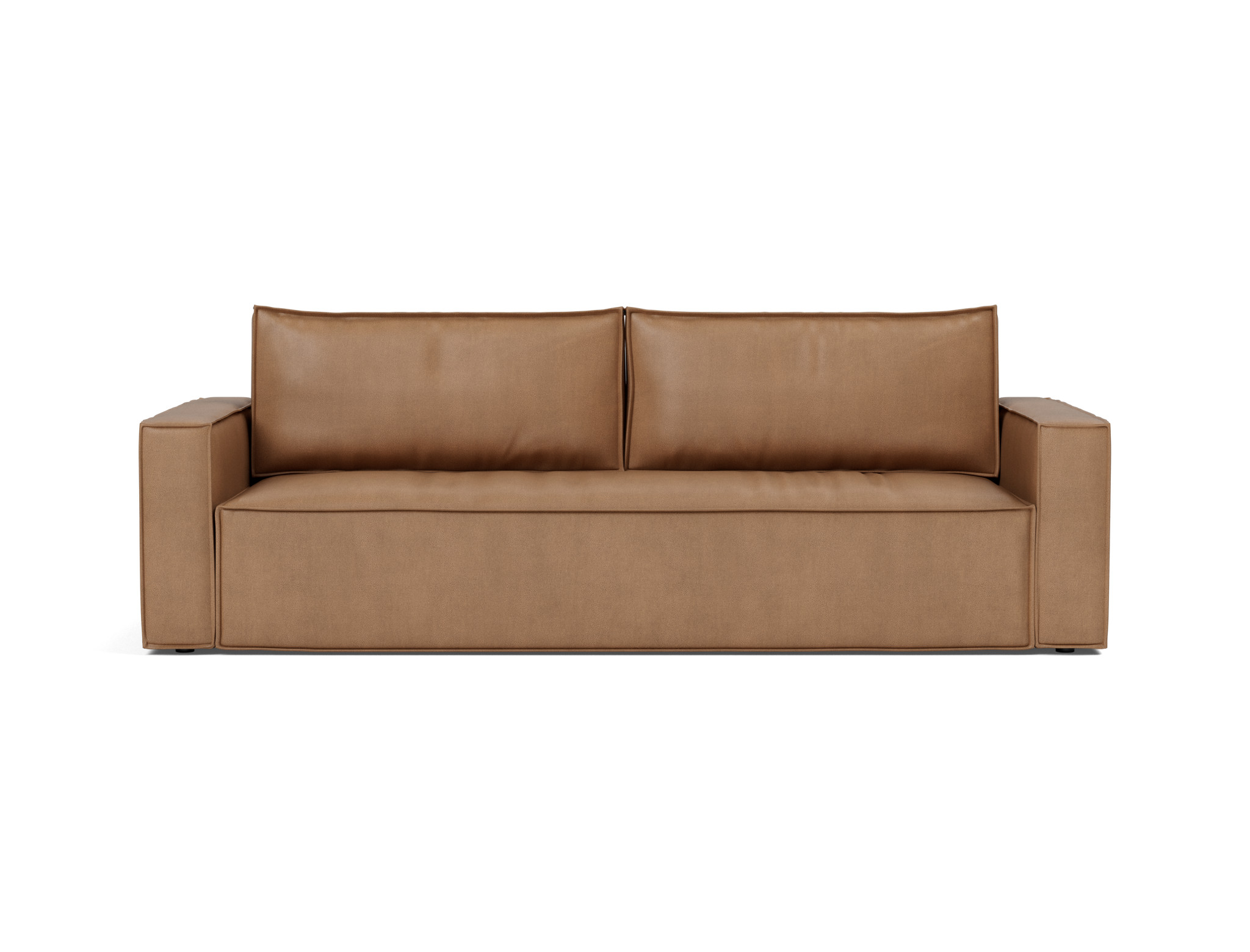 Schlafsofa Newilla Lederoptik Faunal 551-Brown