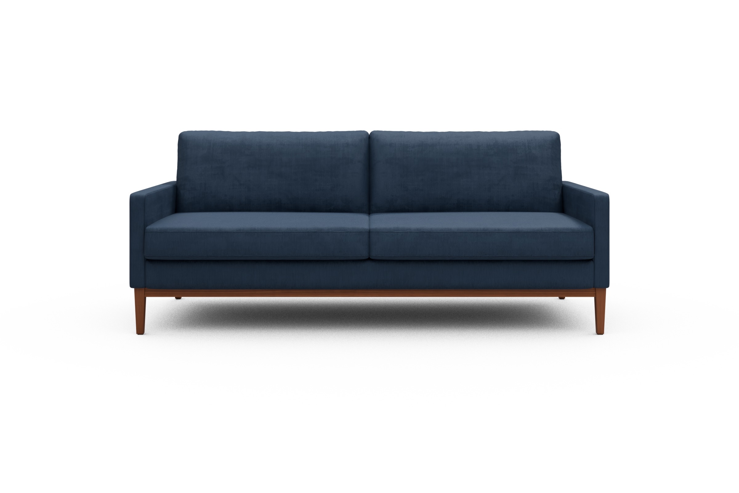 Skandi Home Sofa Bodo 3-Sitzer Cordufine-Royal-Blue moebelfaktor