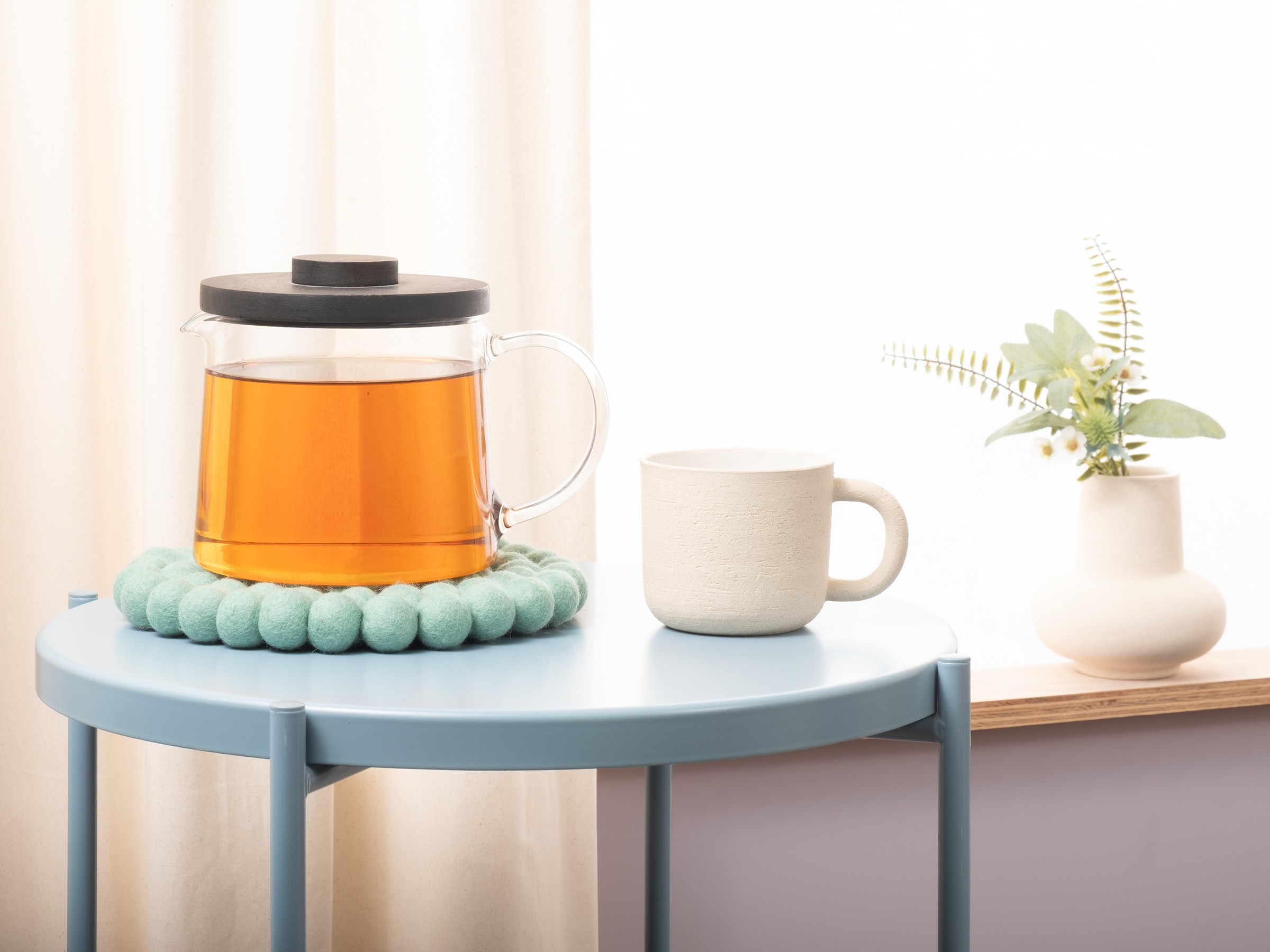 myfelt Fine Topfuntersetzer Türkis Ø 20 cm