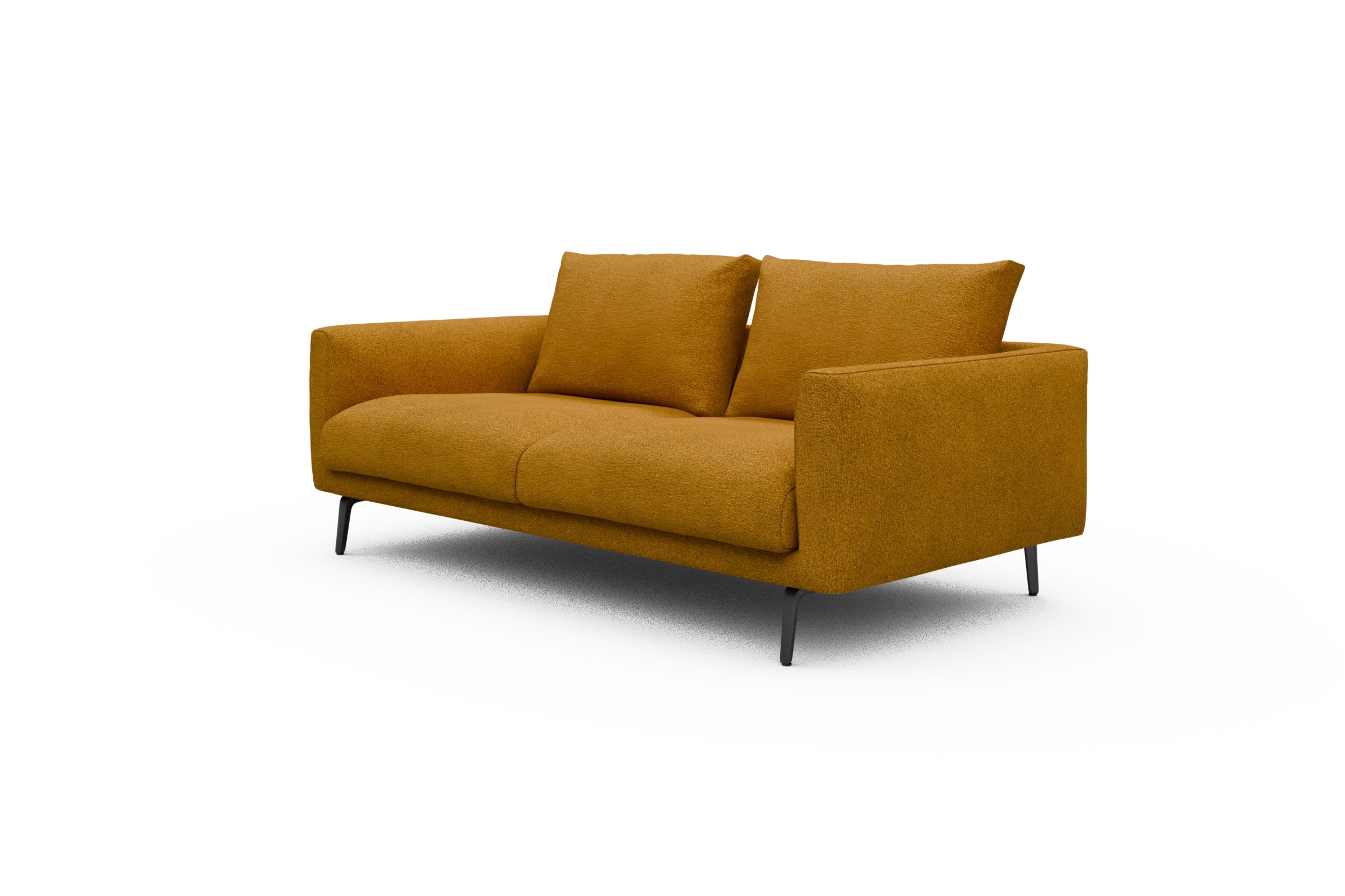 Sofa Karl 2-5-Sitzer Boucle-Ochre
