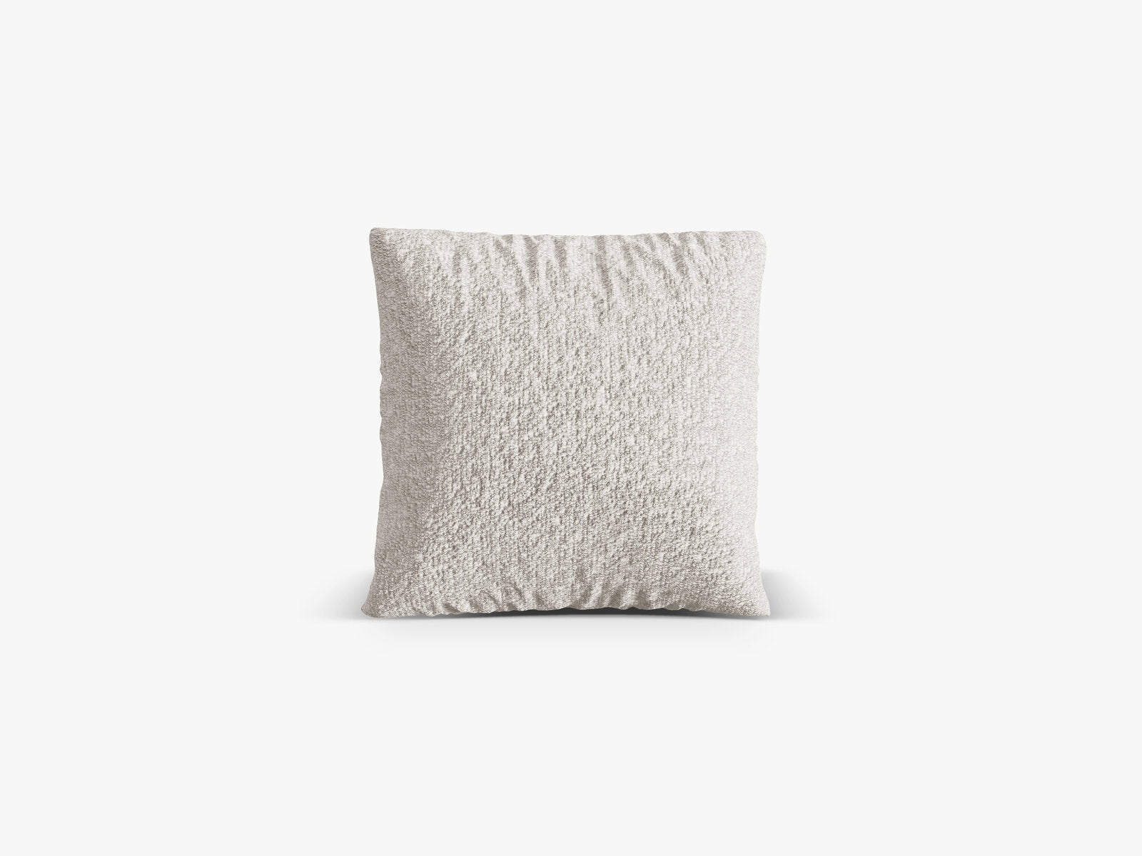Micadoni Kissen Nuria Boucle Grau Beige Melange 40x40x13