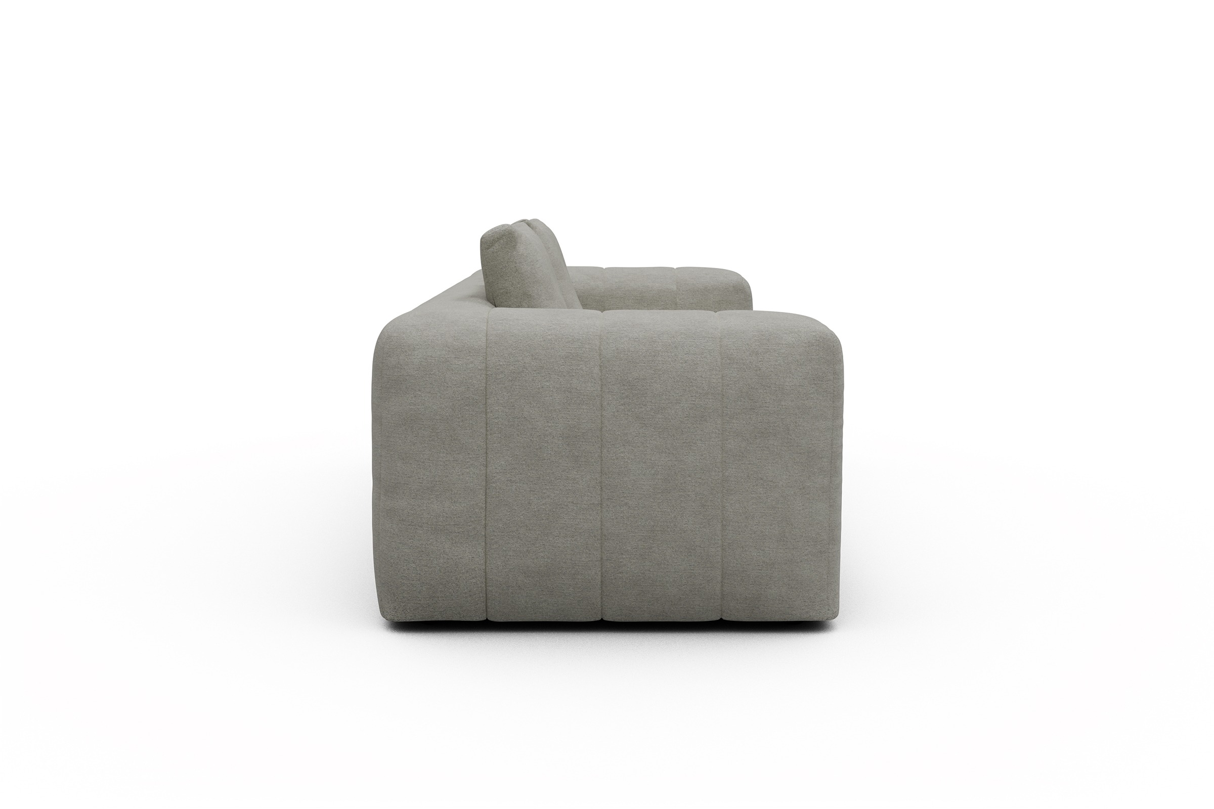 Sofa Hugo 3-Sitzer Carreno-Moon-Stone-White