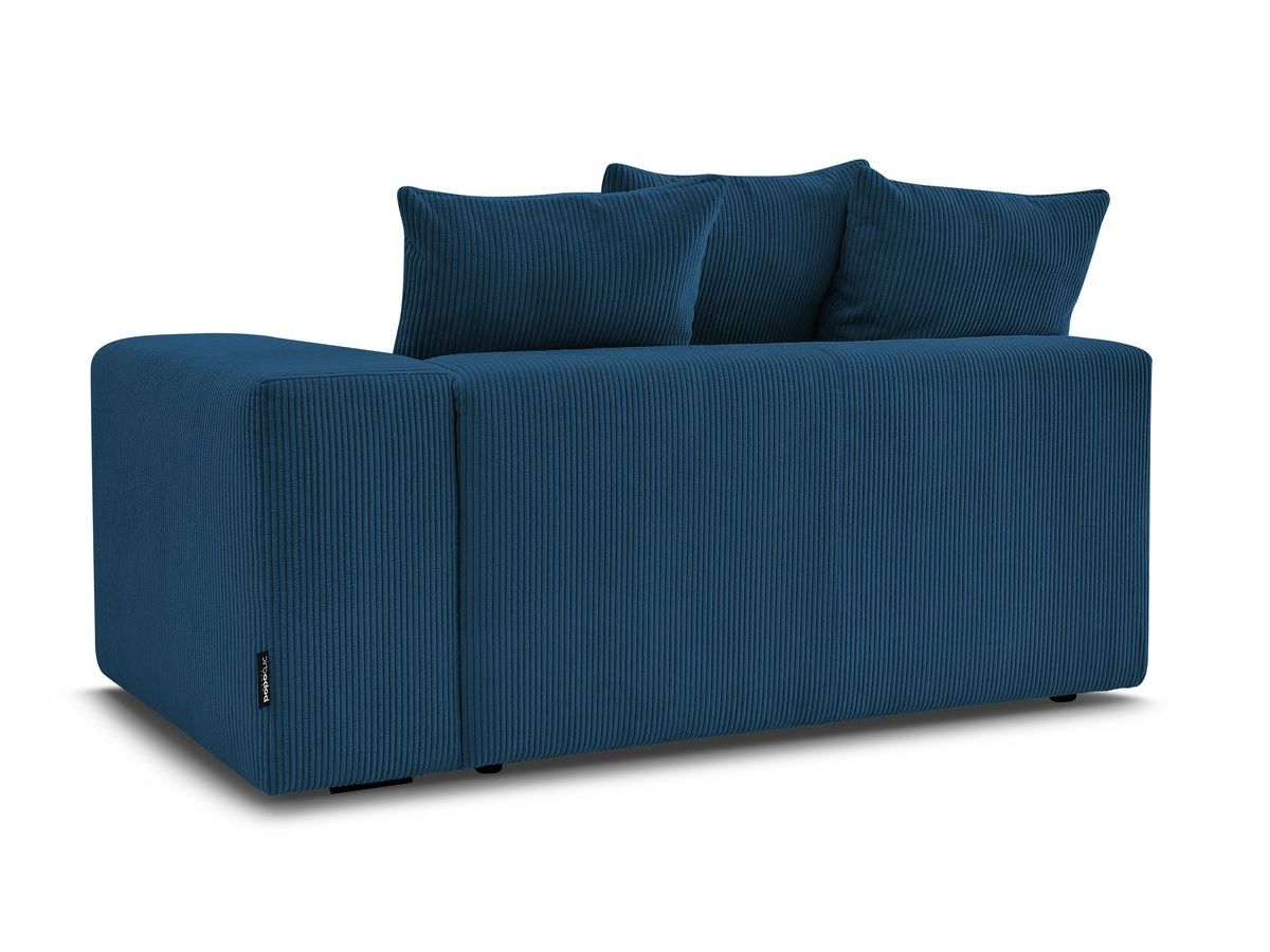 Bobochic Voltaire Sofamodul 2-Sitzer 178 × 100 cm Cordsamt Dunkelblau Ecke rechts