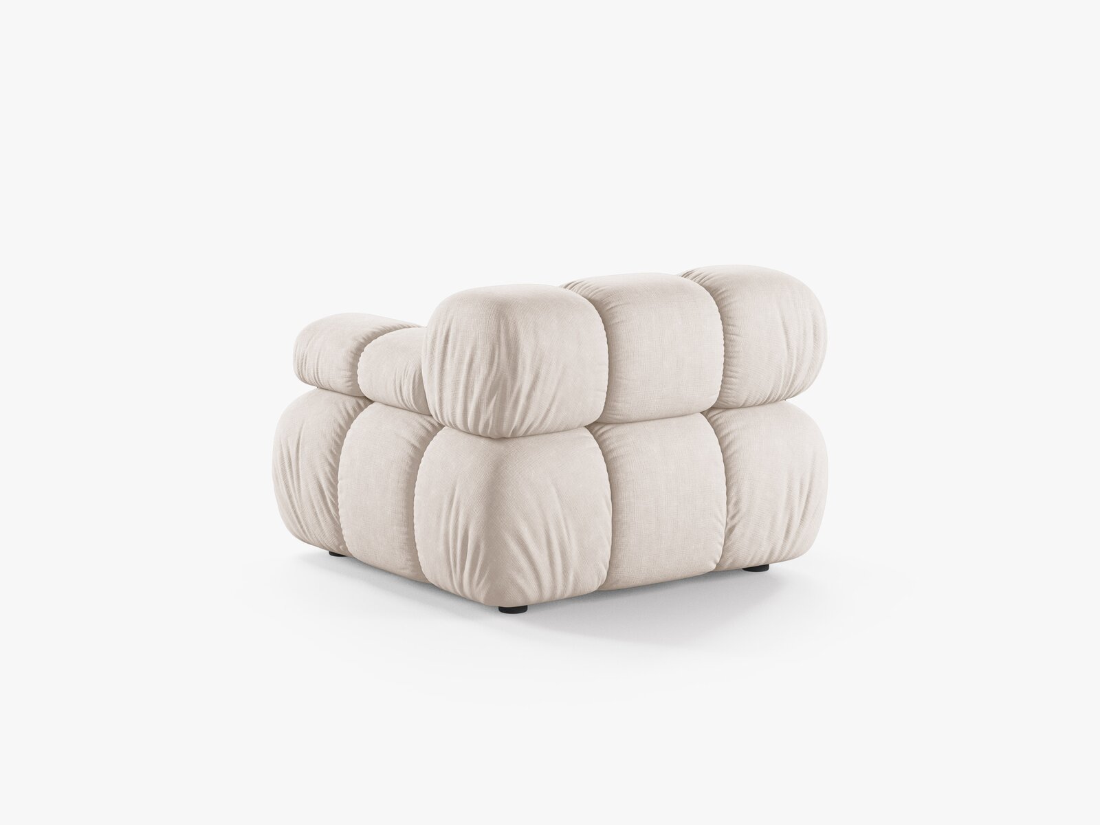 Micadoni Eckmodul Bellis Rechts Strukturierter Stoff Liberty Beige