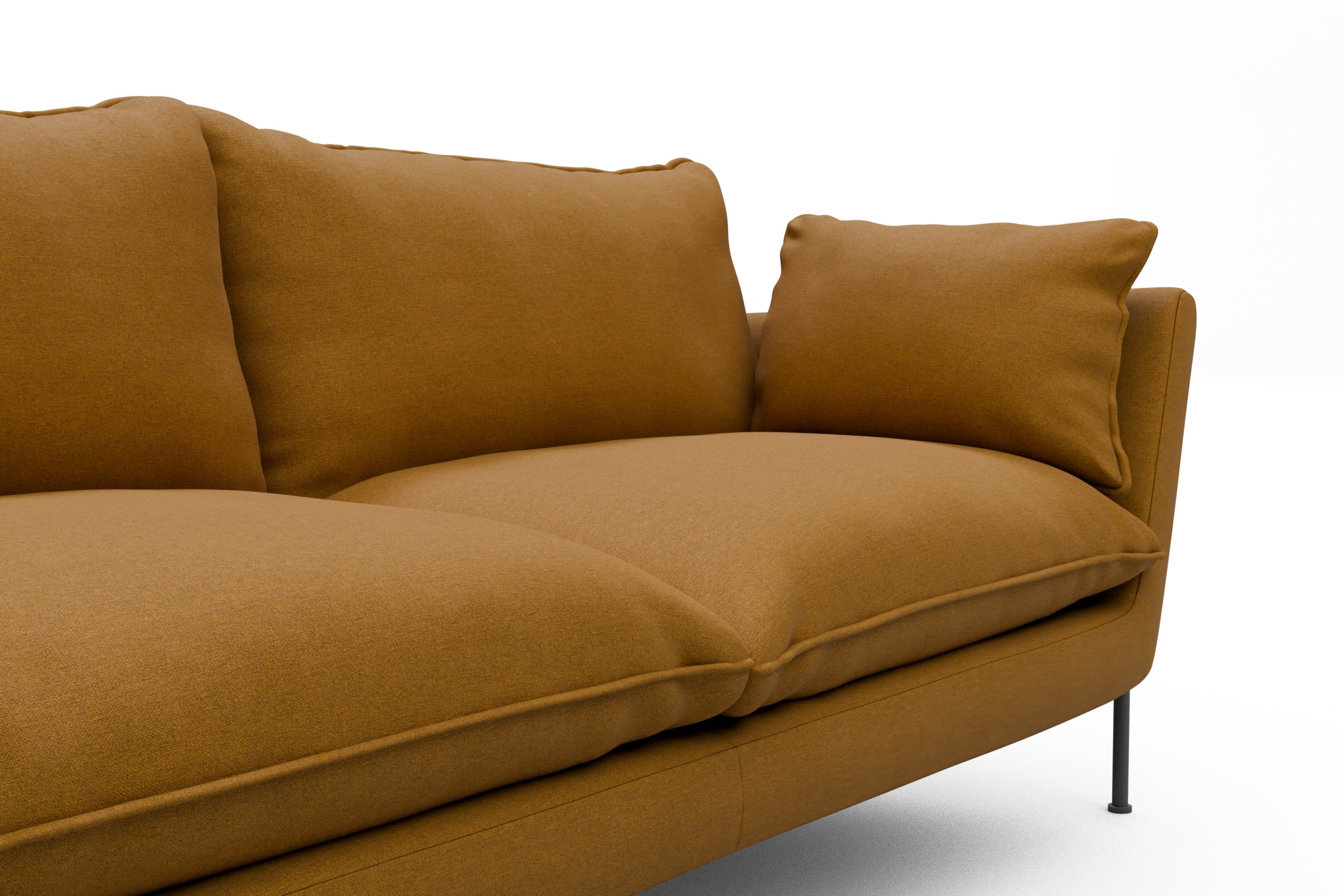 Sofa Anton PREMIUM 2-Sitzer Satya-Ocre