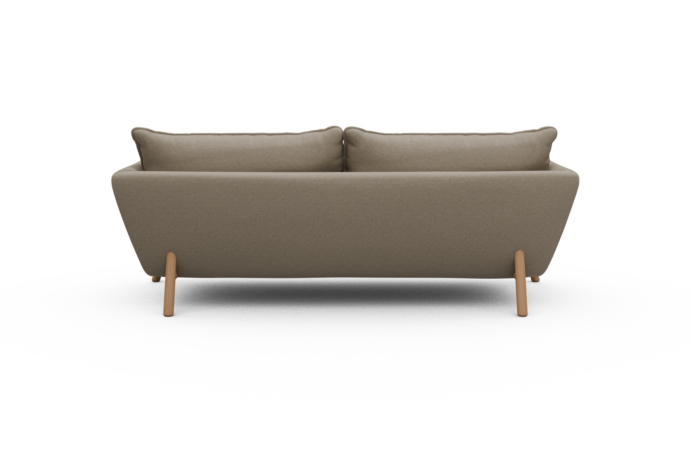 Sofa Emil PREMIUM 3-Sitzer Beinfarbe Eiche Natur Satya-Natural