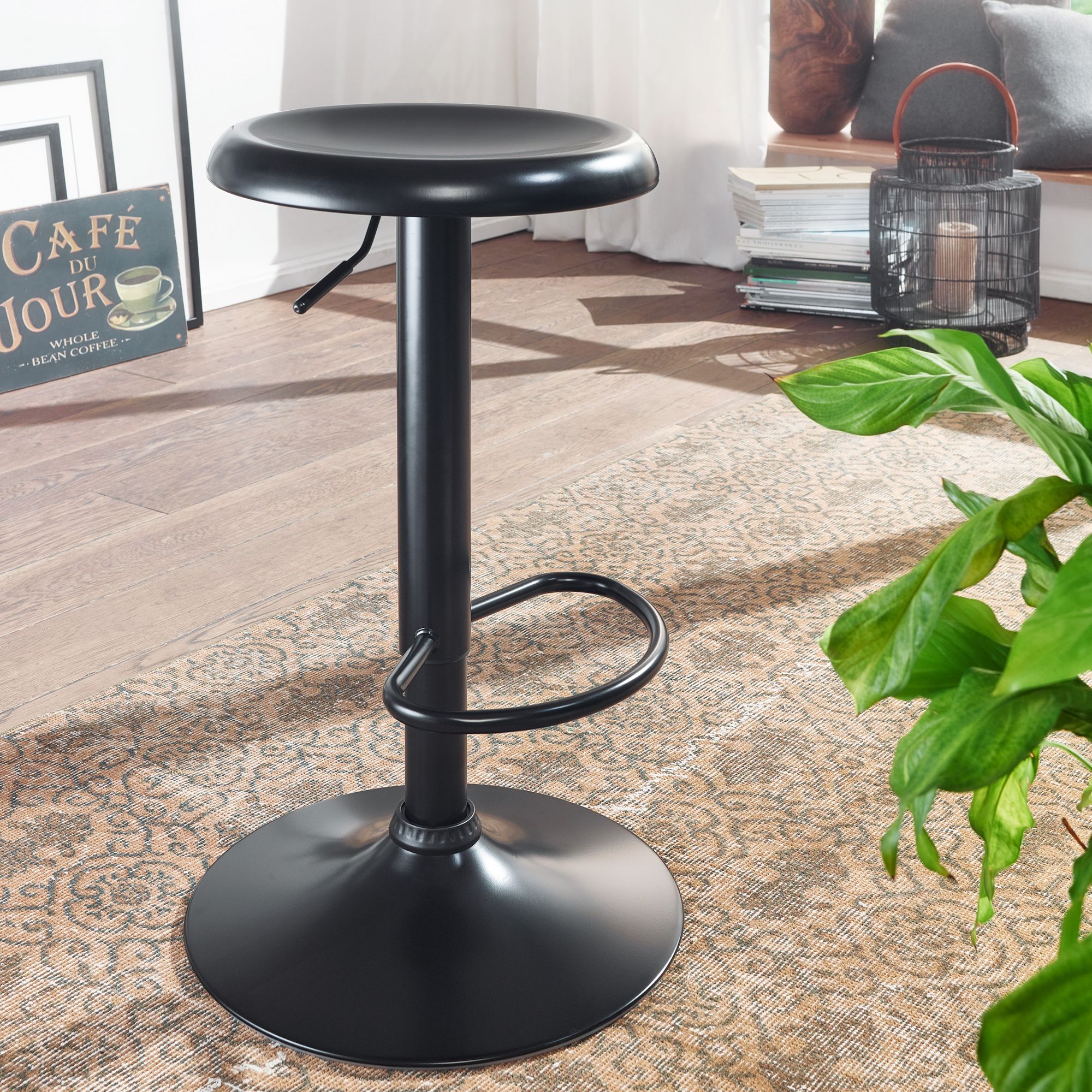 Barhocker Hestur Metall Schwarz 40 × 40 × 79 cm
