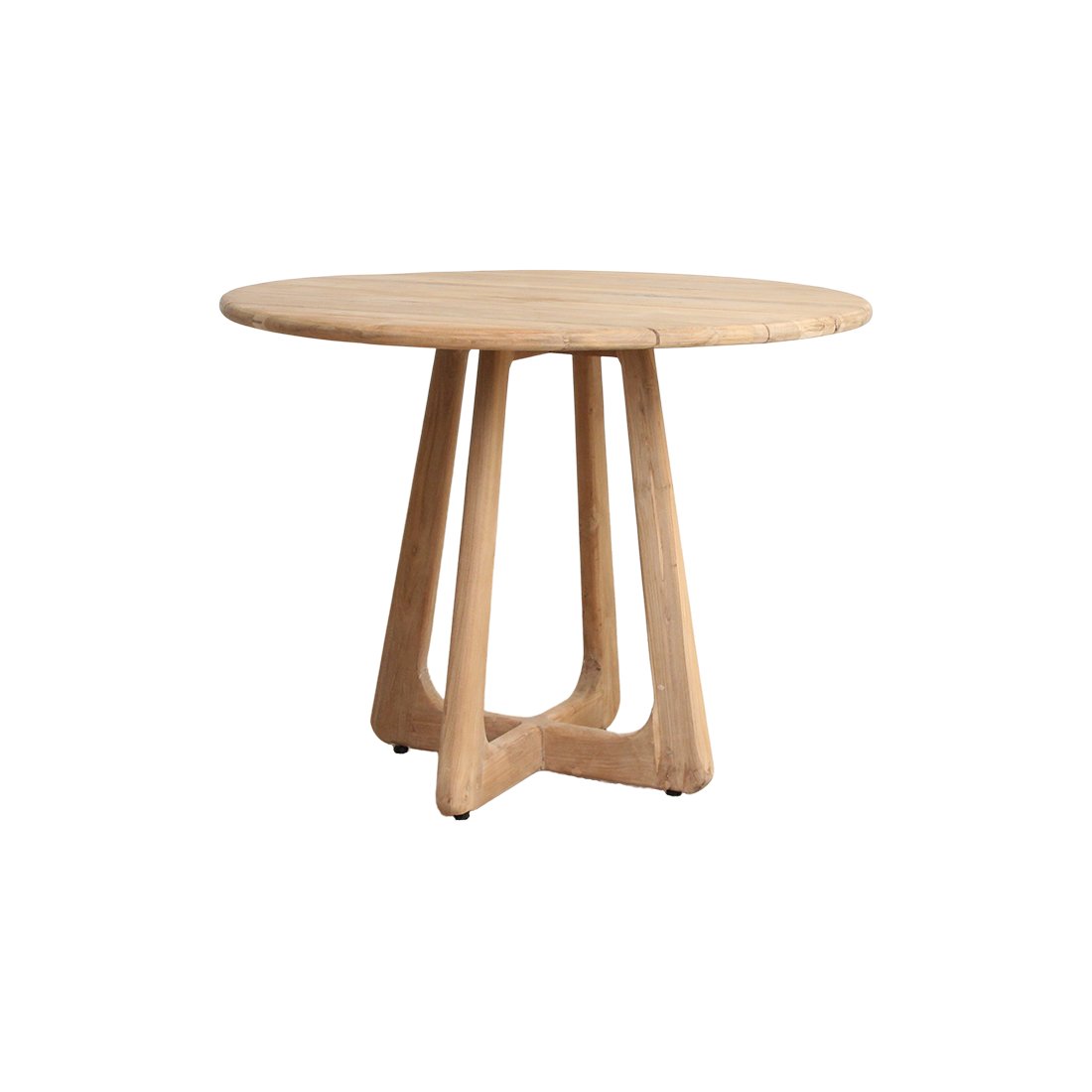 Raw Materials Gartentisch Verano rund Teak 100cm
