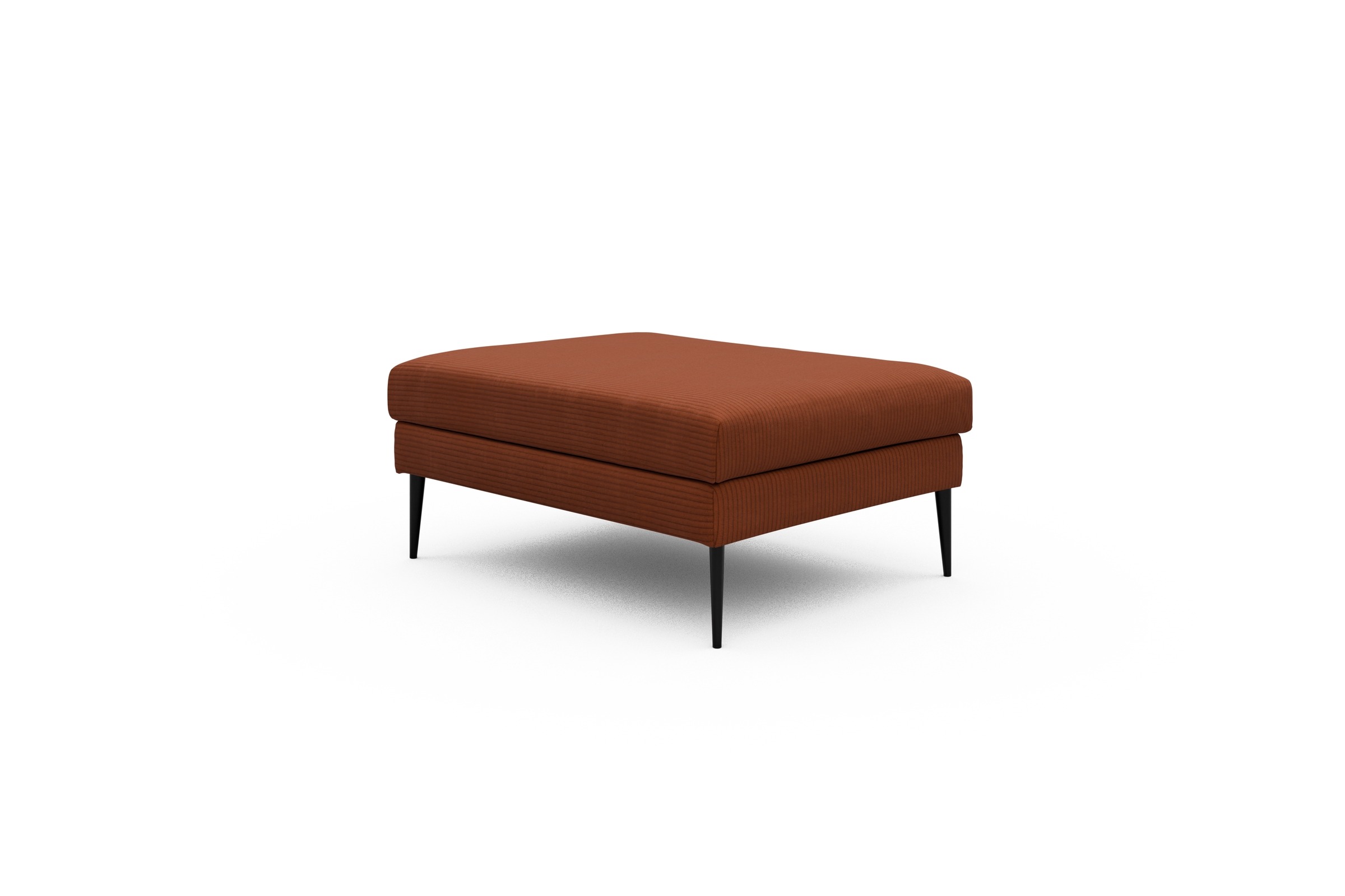 Sitzhocker Paul Corduroy-Burnt-Orange