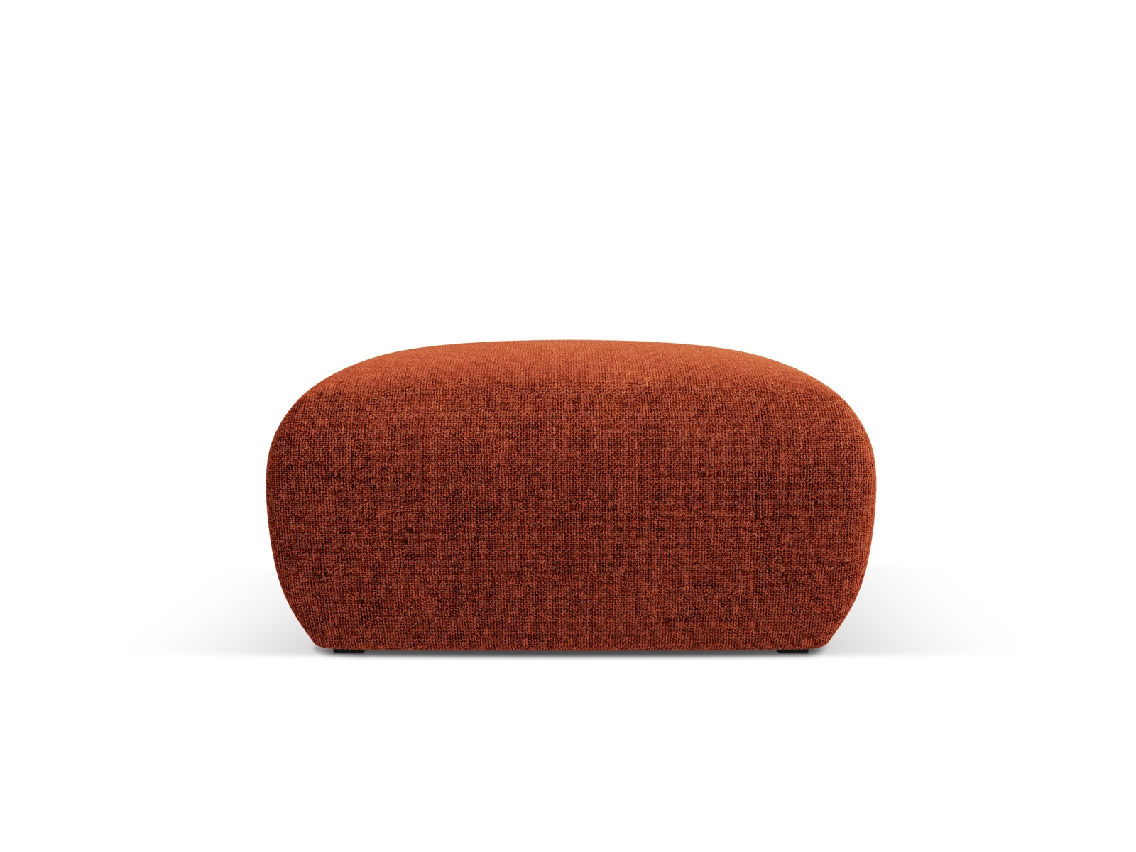 Cosmopolitan Design Pouf Nolio mittlere Version Chenille Haga Terrakotta