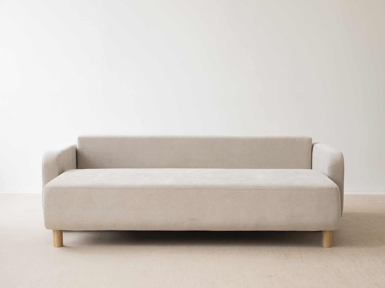 Micadoni Sofa Elen 2 Rückenkissen 3-Sitzer mit Schlaffunktion Strukturierter Stoff Grün