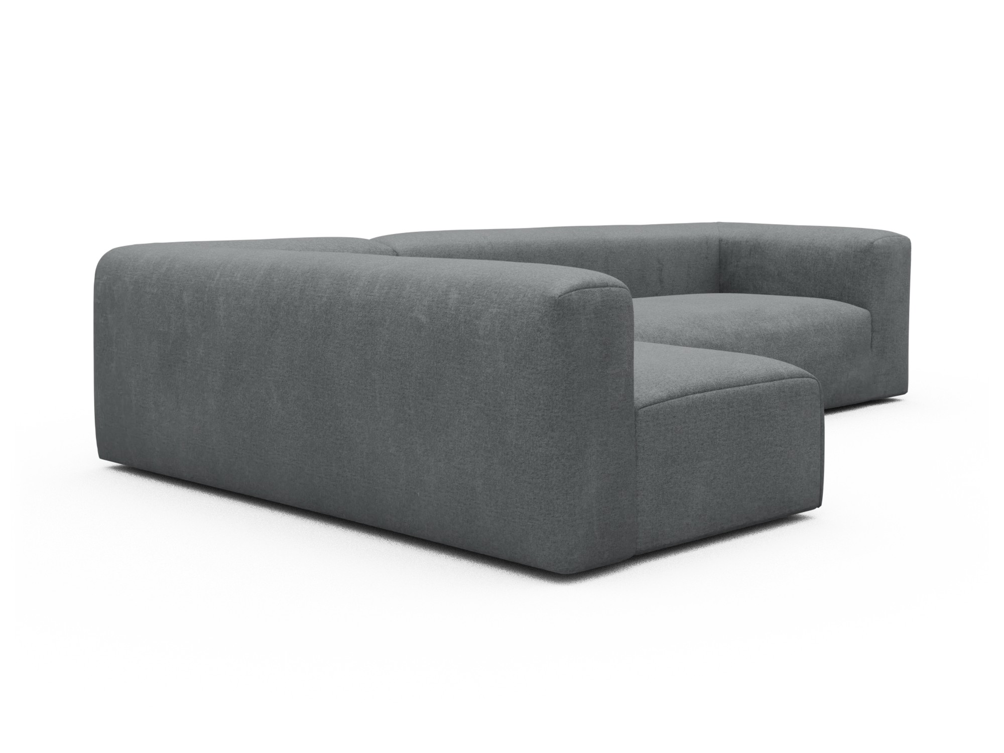 Skandi Home Ecksofa Fred 2x 2,5-Sitzer links offen Casone-Gravel-Grey moebelfaktor