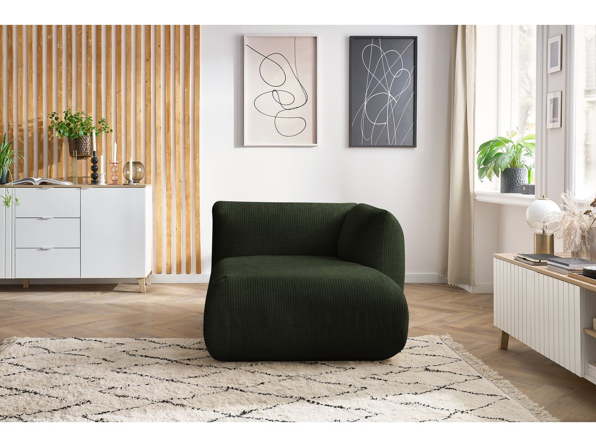 Bobochic Lecomte Méridienne-Modul Strukturstoff Grün