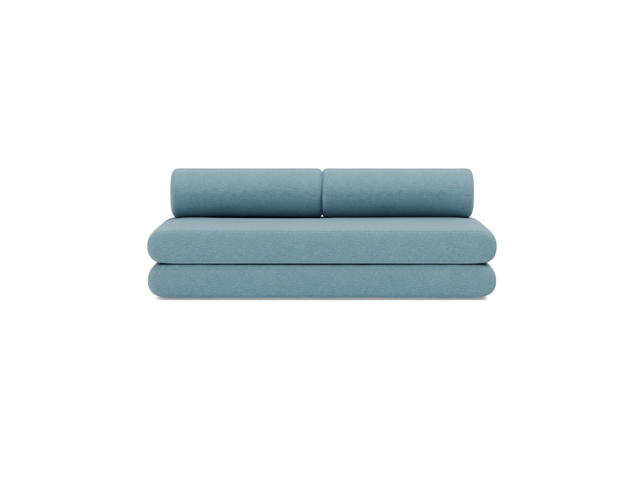 Tagesbett Circlus mit Rückenrollen Flachgewebe Mixed Dance 525-Light-Blue