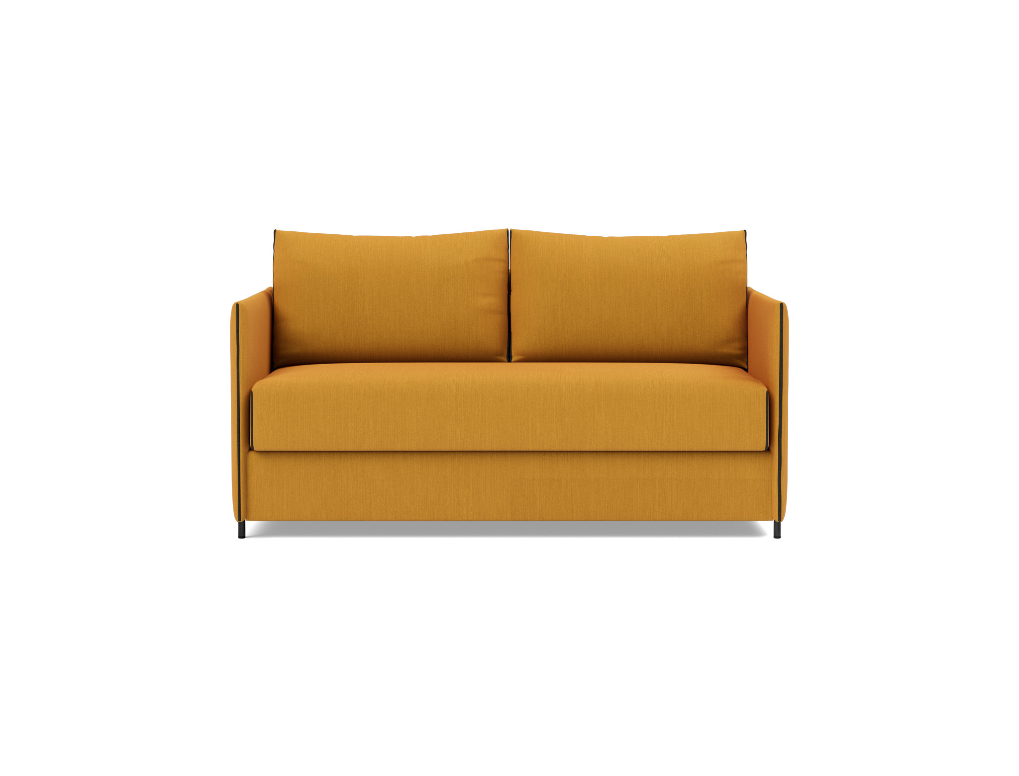 Schlafsofa Luoma Flachgewebe Elegance 507-Burned-Curry