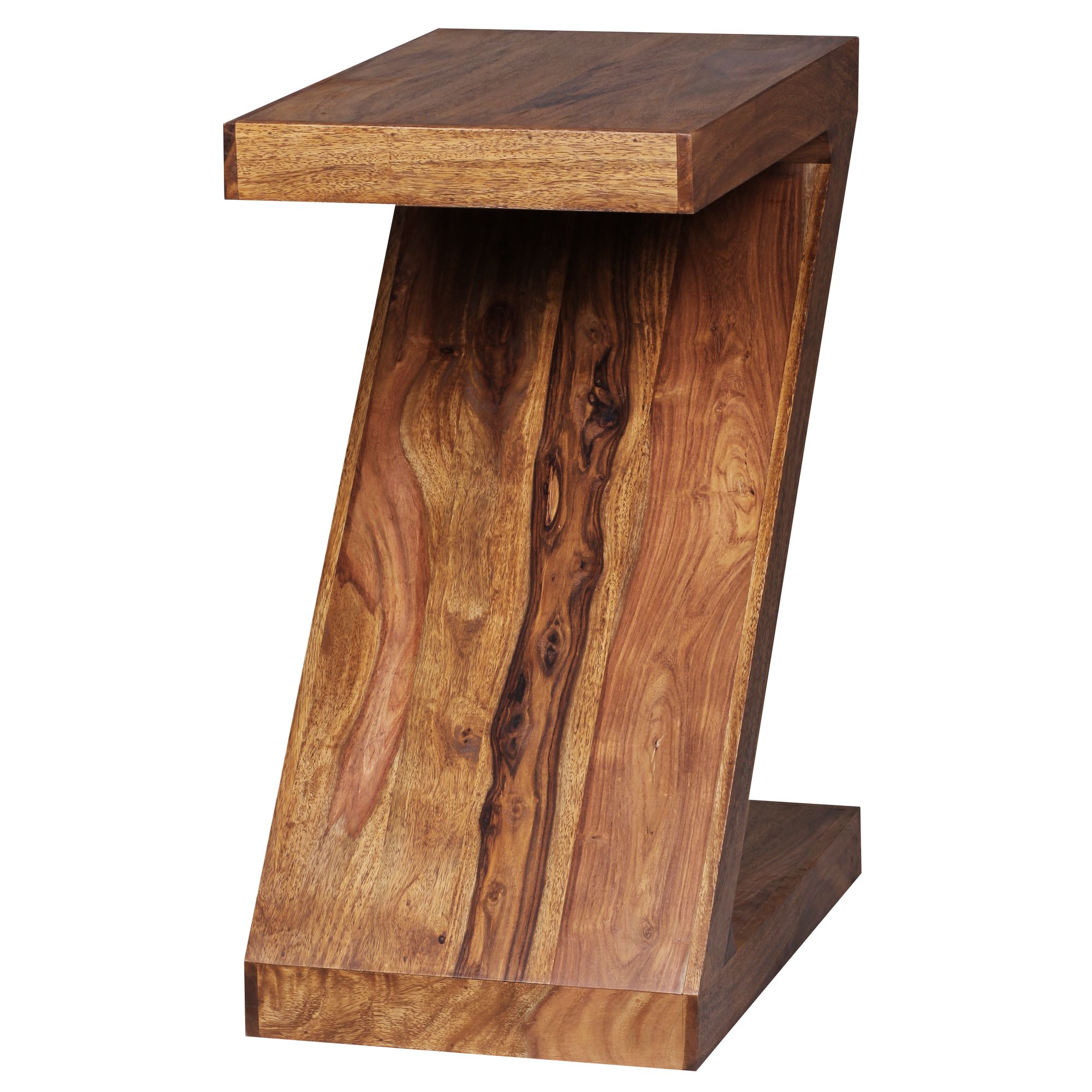 Beistelltisch Aalvik Massivholz Dunkelbraun 44 × 30 × 59 cm