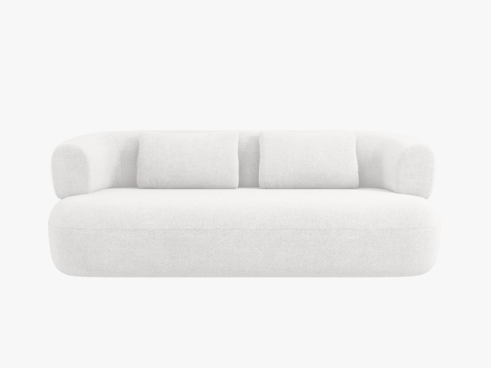 Micadoni Sofa Jenny 2-Sitzer Boucle Now or Never Elfenbein