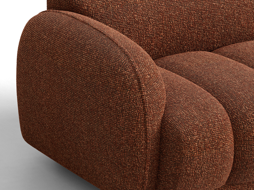 Cosmopolitan Design Sofa Bilbao 4-Sitzer Boucle Miles Terrakotta
