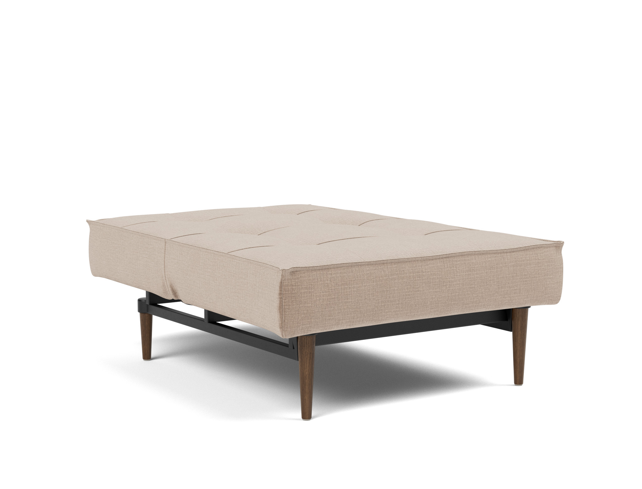 Sessel Splitback Chenille Esina 417-Mocha Beine Styletto Eiche dunkel