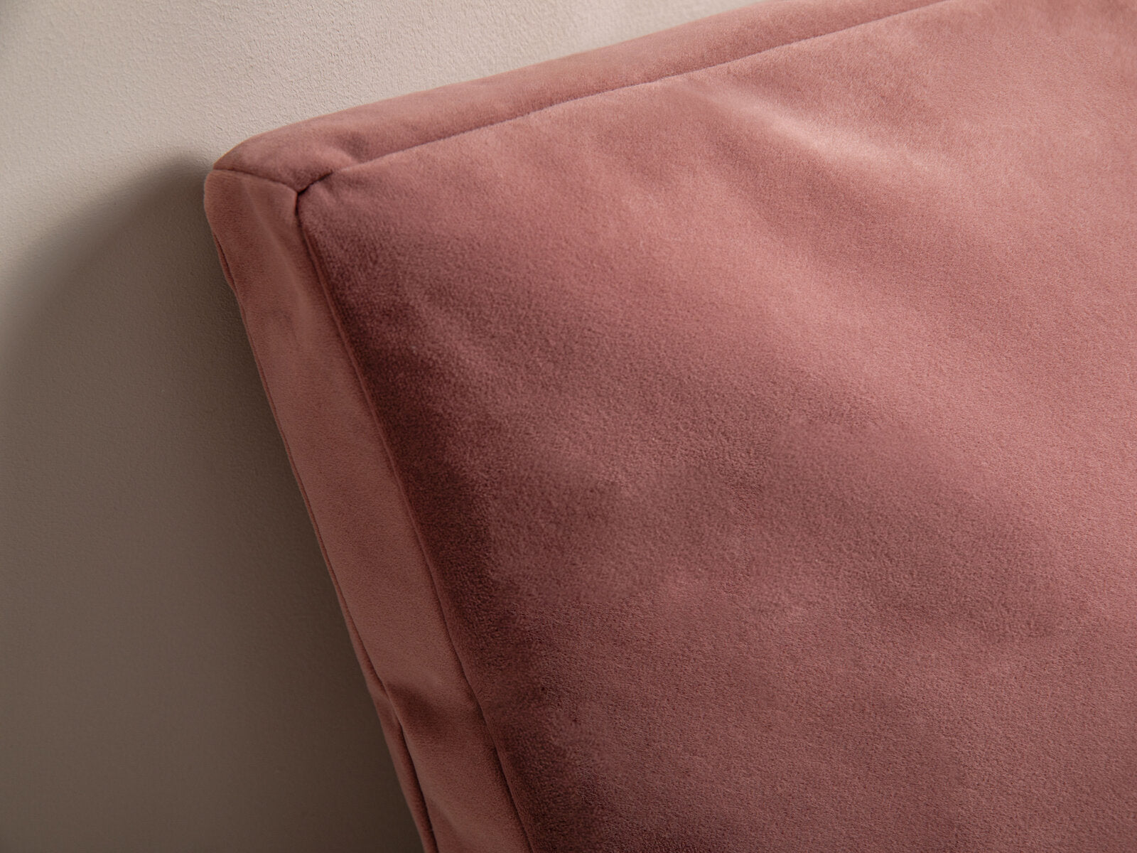 Micadoni Kissen Stripy Samt Rosa