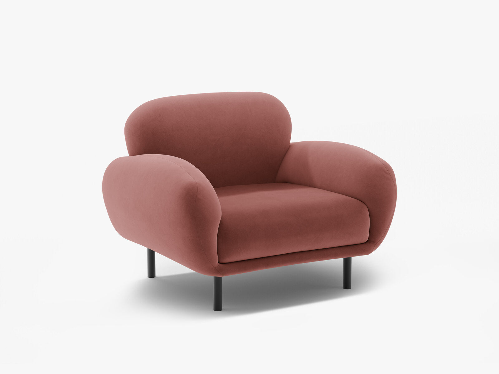 Micadoni Sessel Poppy Samt Casino Flamingo