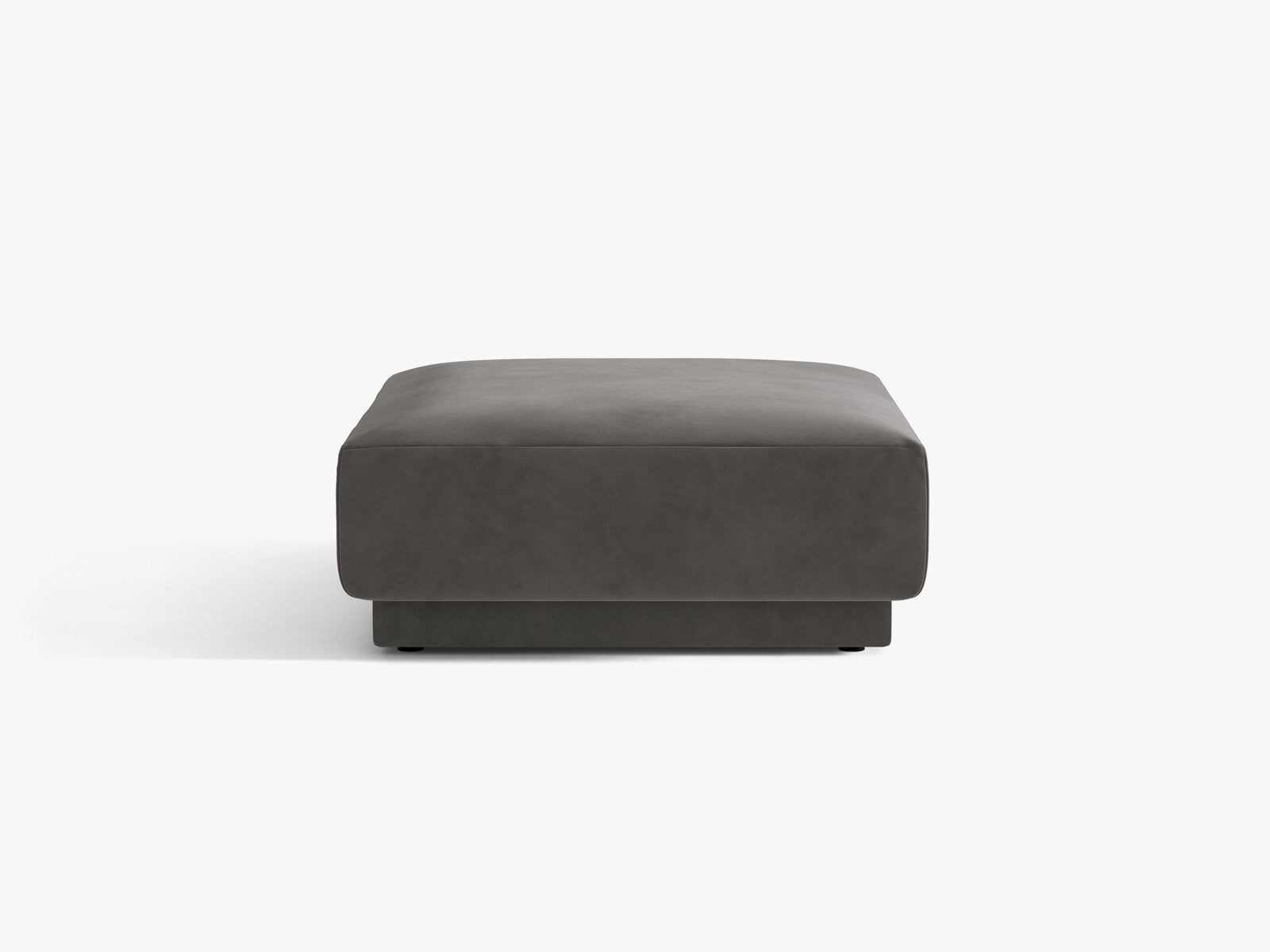 Micadoni Hocker Miley 1-Sitzer Samt Venus Grau