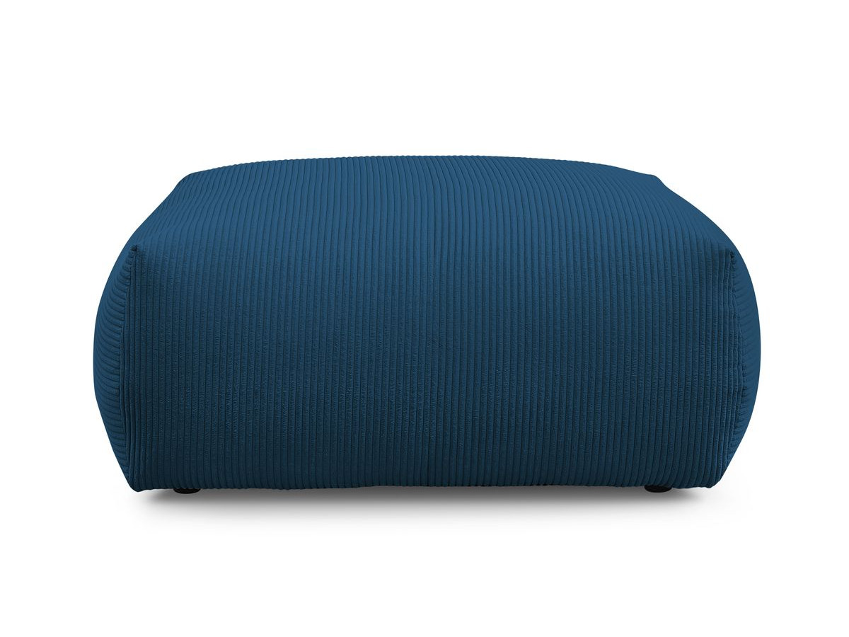 Bobochic Voltaire Pouf 106 × 90 cm Cordsamt Dunkelblau