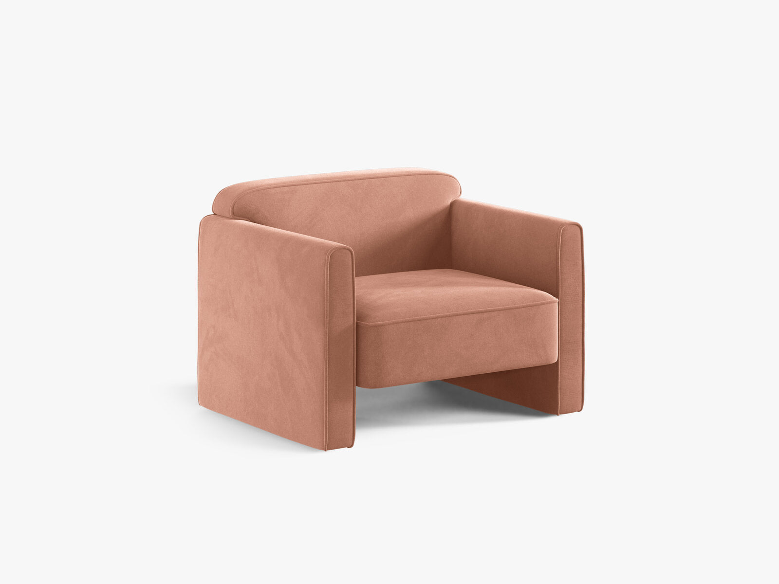 Micadoni Sessel Abby Samt Salvador Rosa