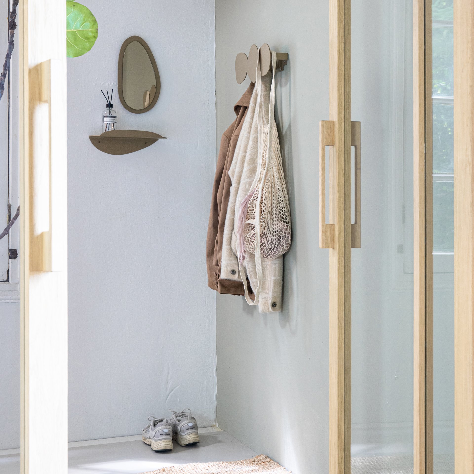 Spinder Design Wandgarderobe Tumulo Small Champagne