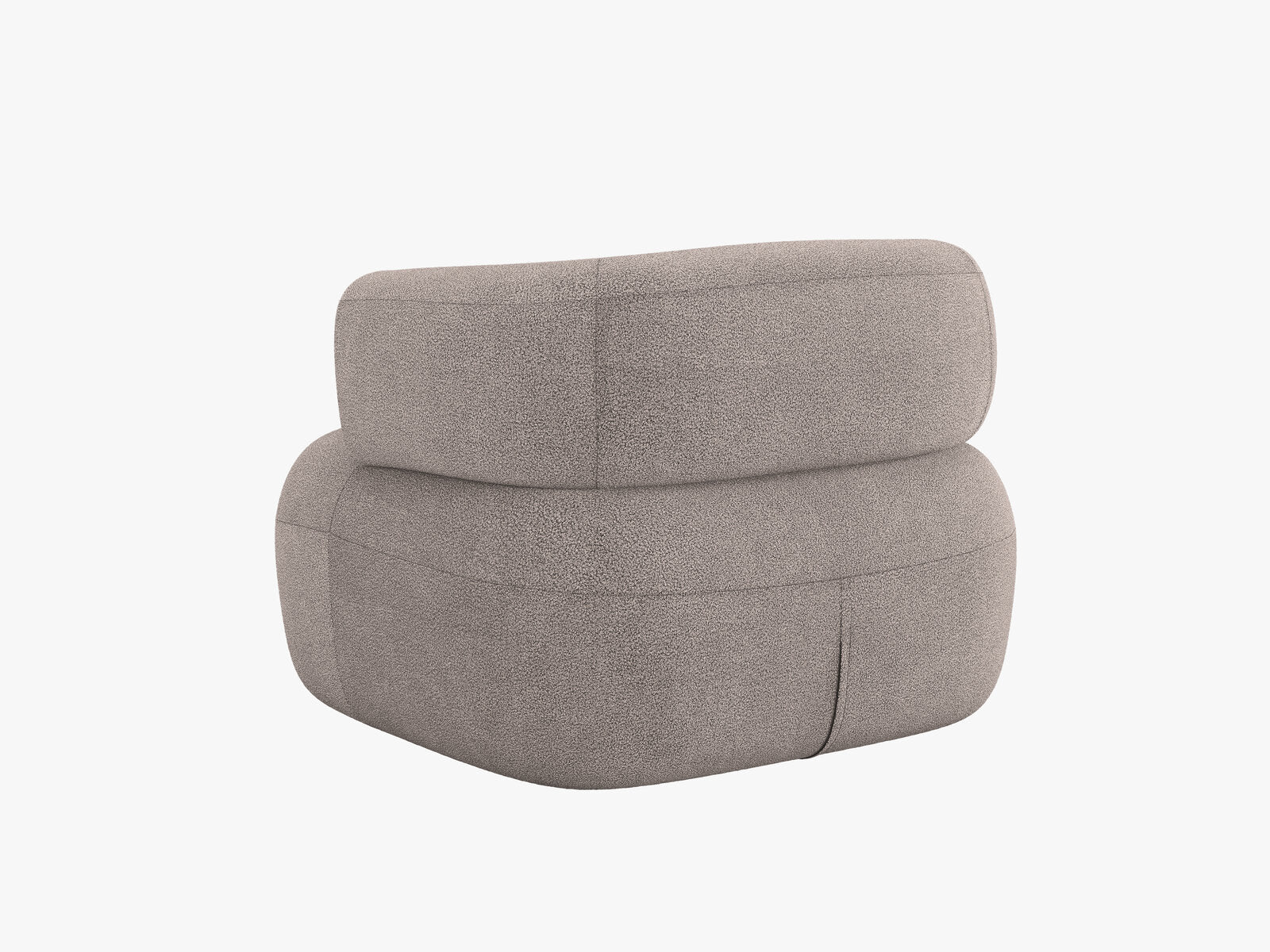 Micadoni Sessel Jenny Boucle Now or Never Hellbraun