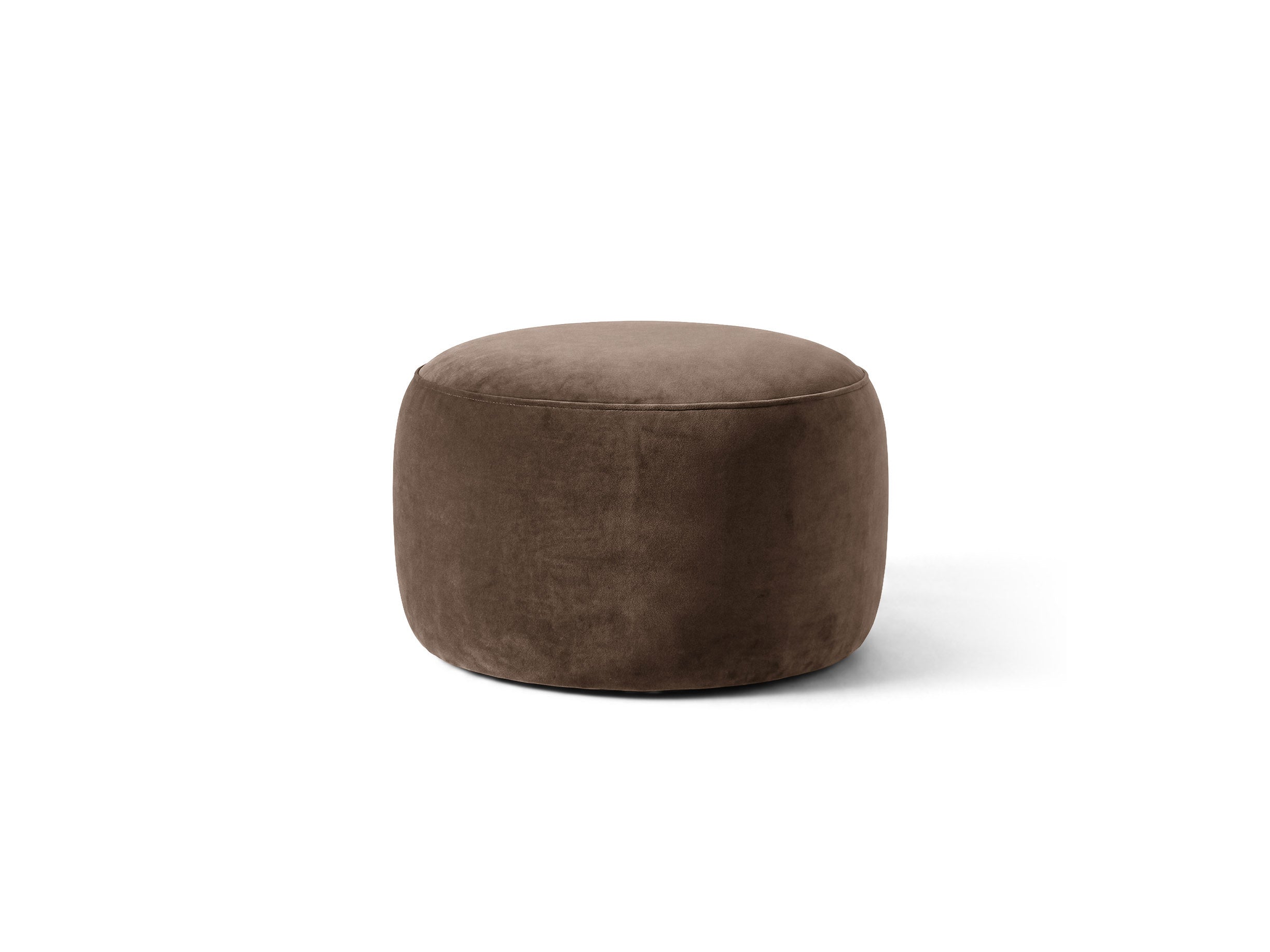 Micadoni Amalta Pouf Samt Salvador Schokolade