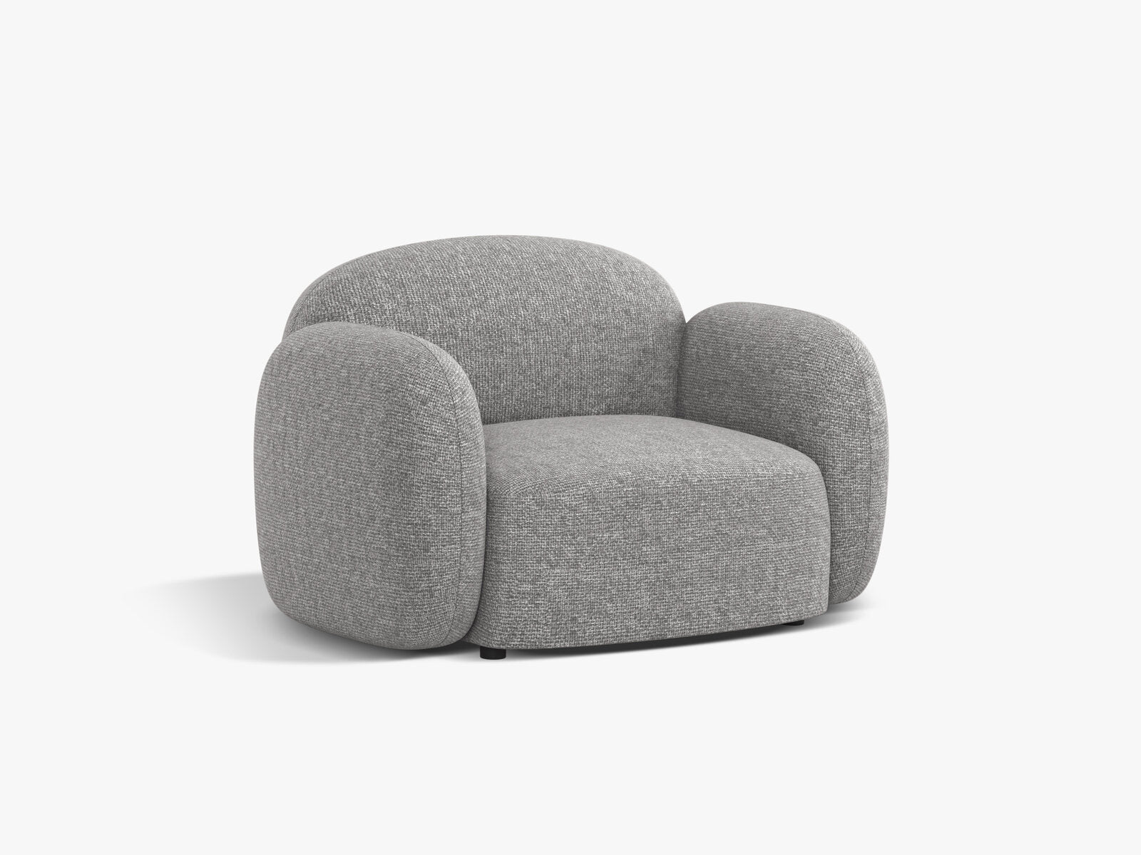 Micadoni Sessel Blair Chenille Eden Hellgrau