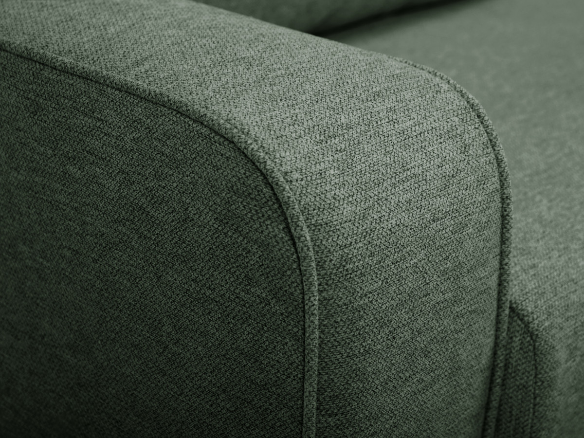 Bobochic Come Schlafsofa 2-Sitzer Melange-Stoff Grün