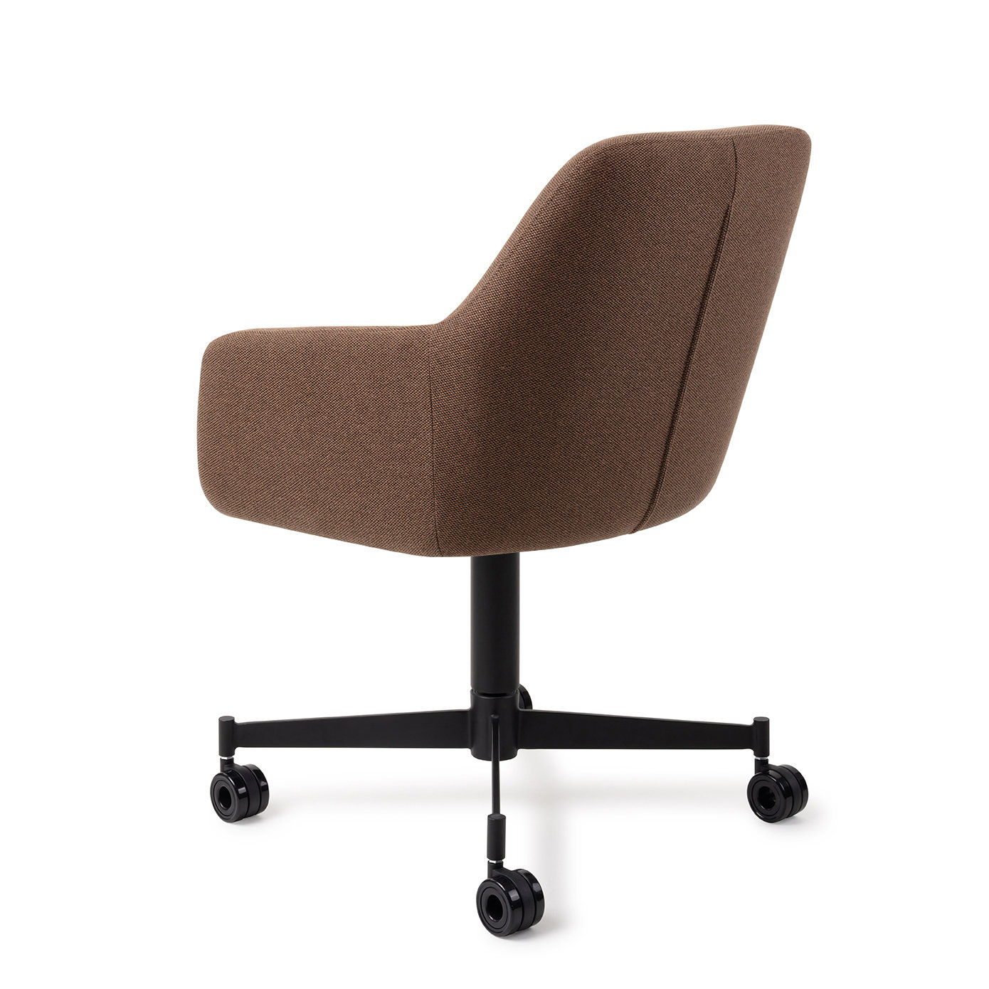 Jesper Home Esszimmerstuhl Hiroo Rustic Rye Caster Schwarz
