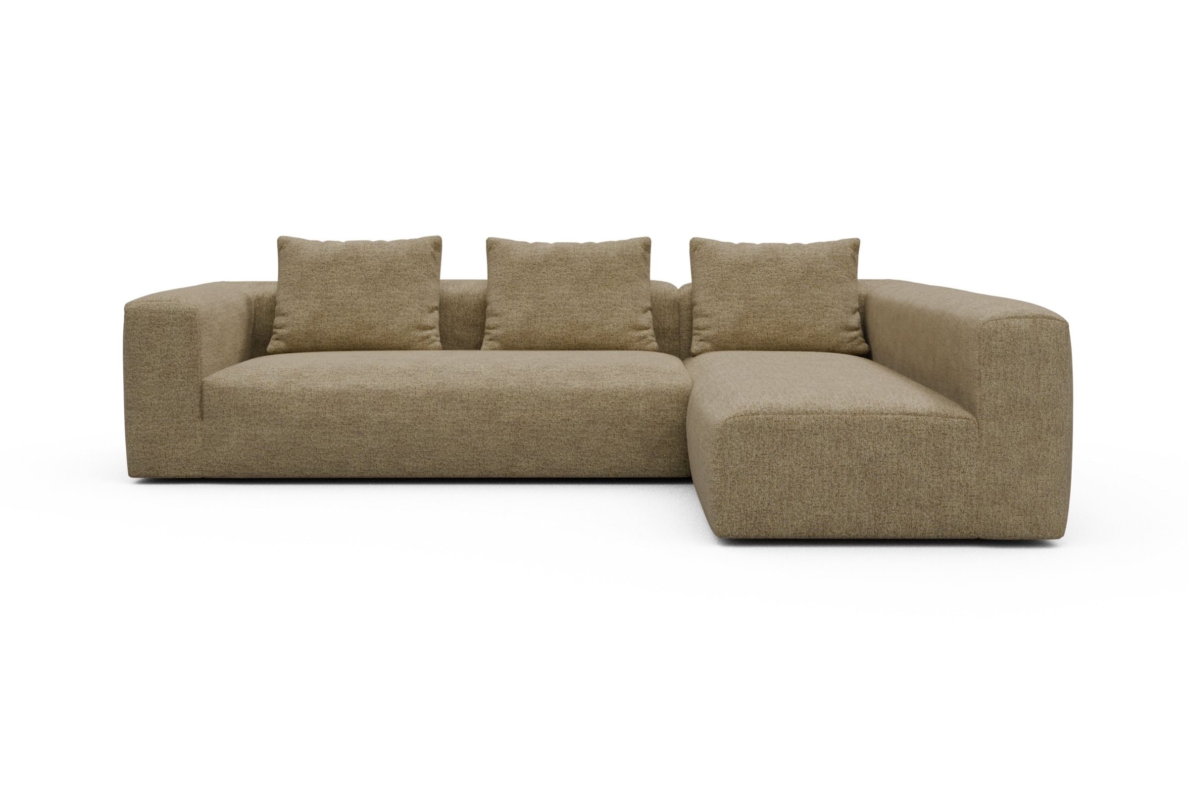 Skandi Home Ecksofa Fred 2x 2,5-Sitzer rechts offen Carreno-Silician-Yellow moebelfaktor