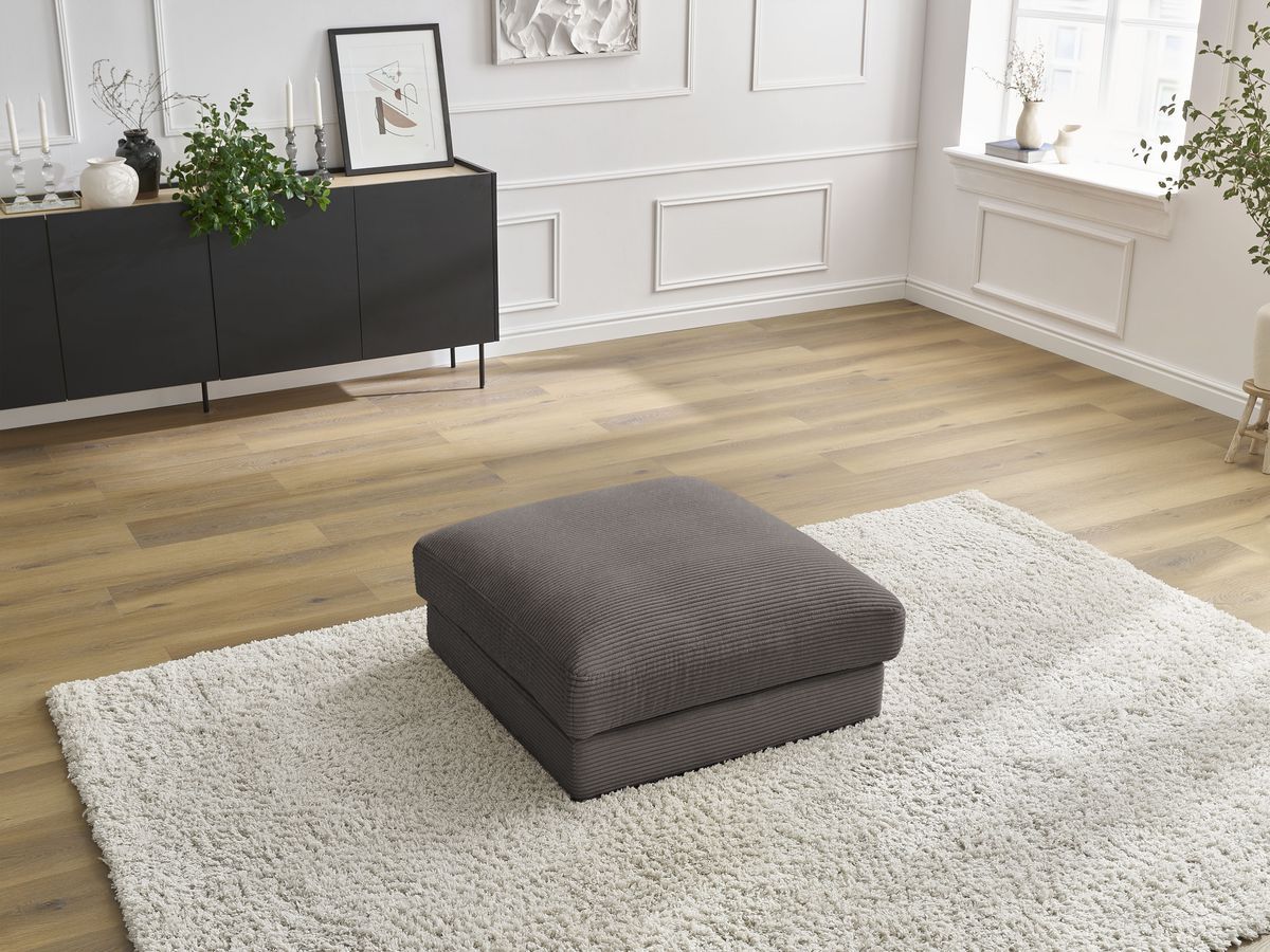 Bobochic Leonard Pouf Cordsamt Braun