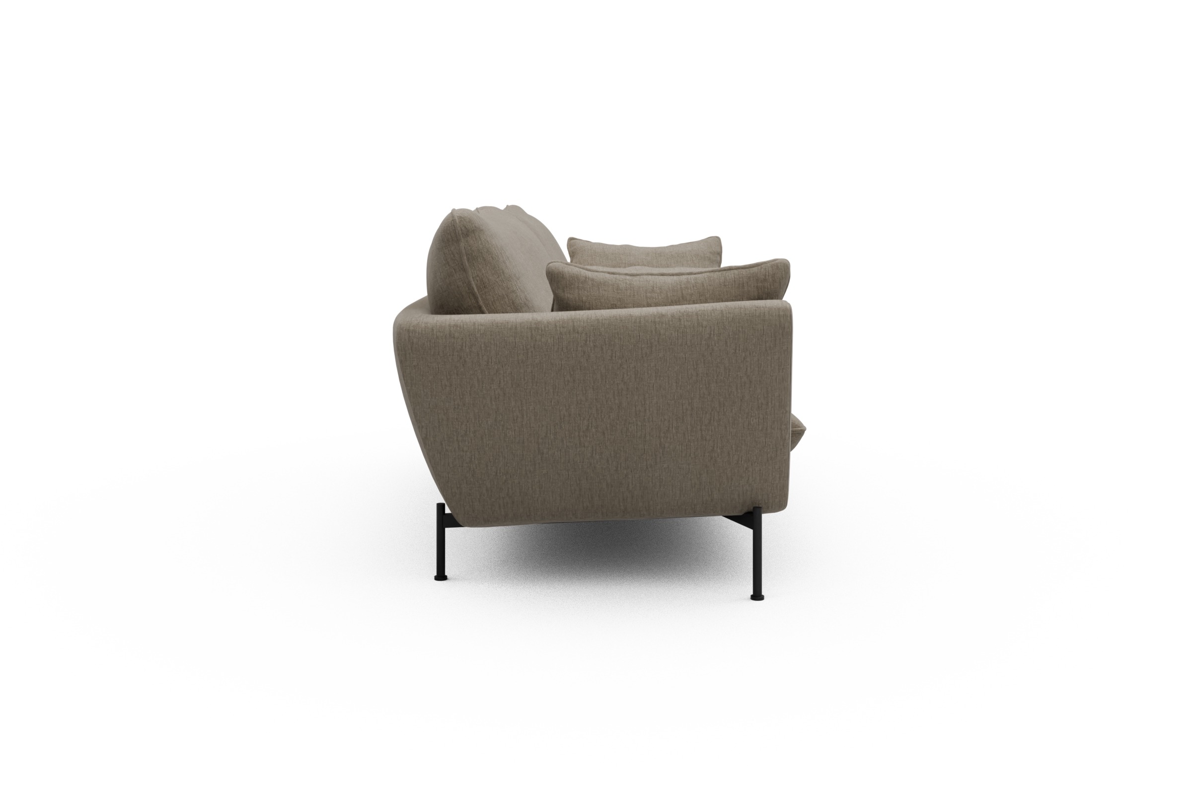 Sofa Anton 3-Sitzer Smooth-Beige
