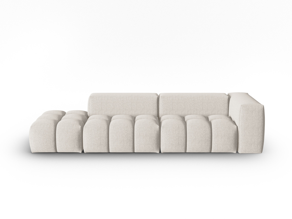 Cosmopolitan Design Sofa Verona 4-Sitzer offen Strukturierter Stoff Sorella Beige Links