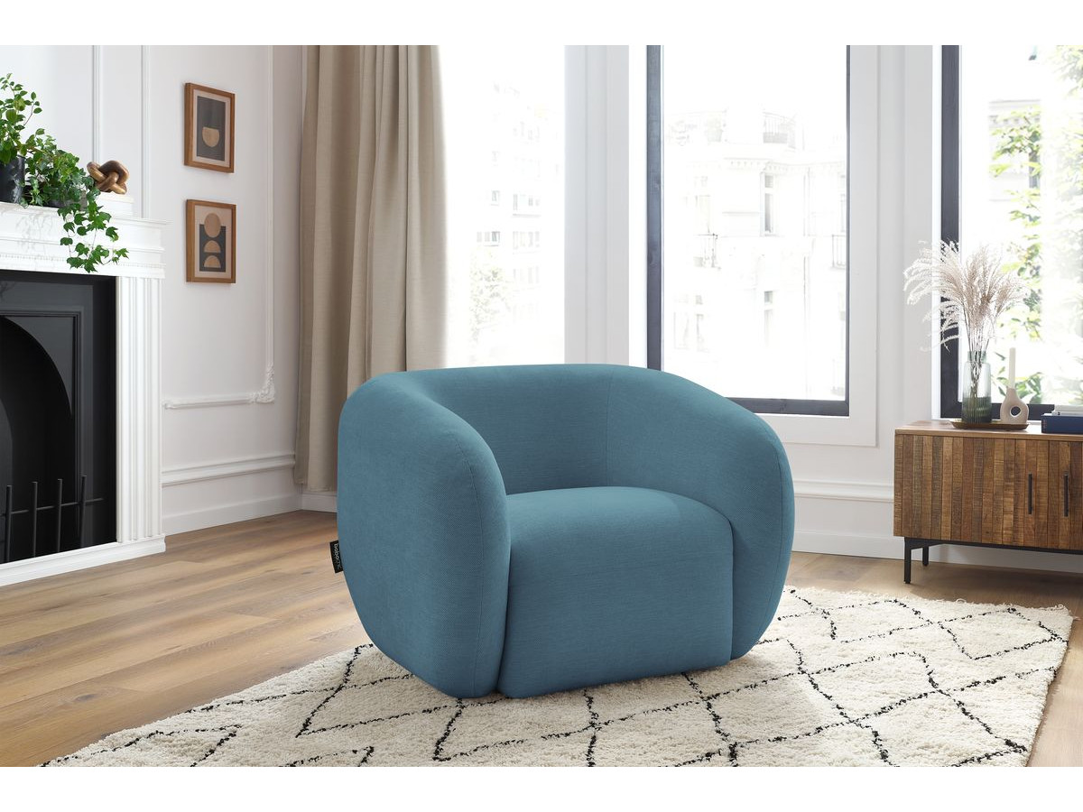 Bobochic Celine Sessel Stoff Hellblau